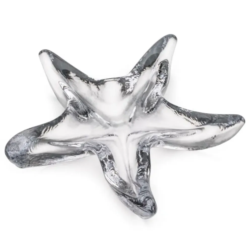 Simon Pearce Starfish Glass Dish - Clear image