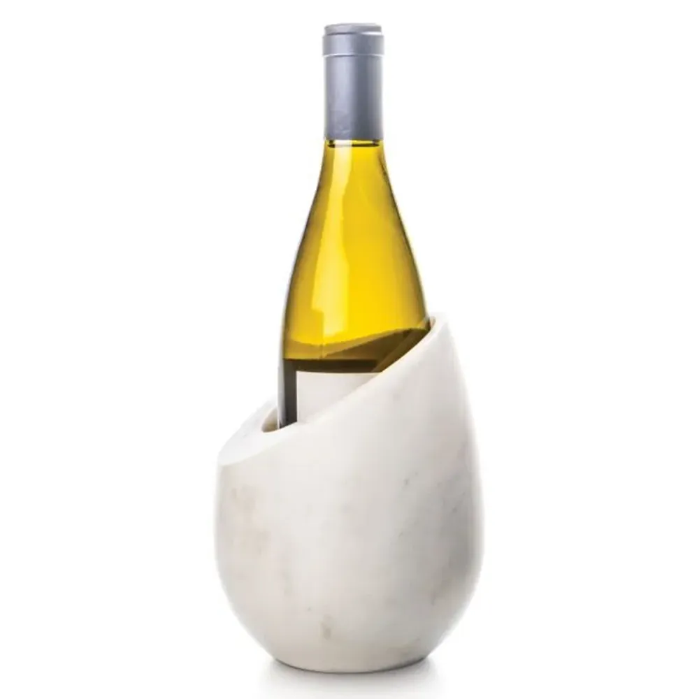 Simon Pearce Wine Chiller - White, Marble