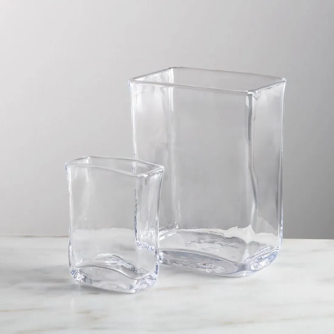 Weston Small Glass Vase - Clear