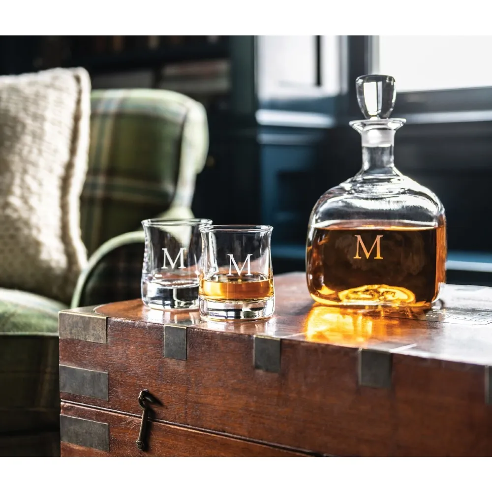 Woodbury Glass Decanter - Clear