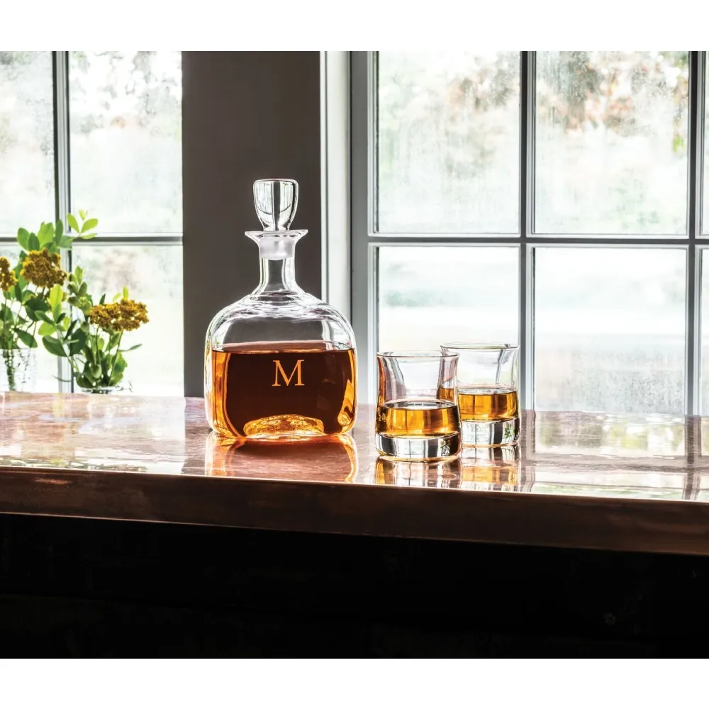 Woodbury Glass Decanter - Clear