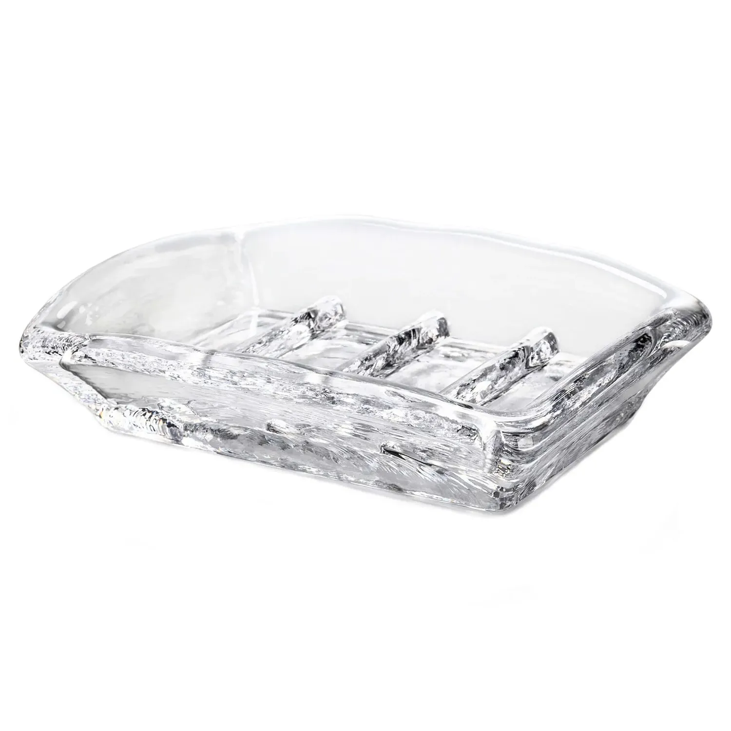 Woodbury Glass Soap Dish - Clear