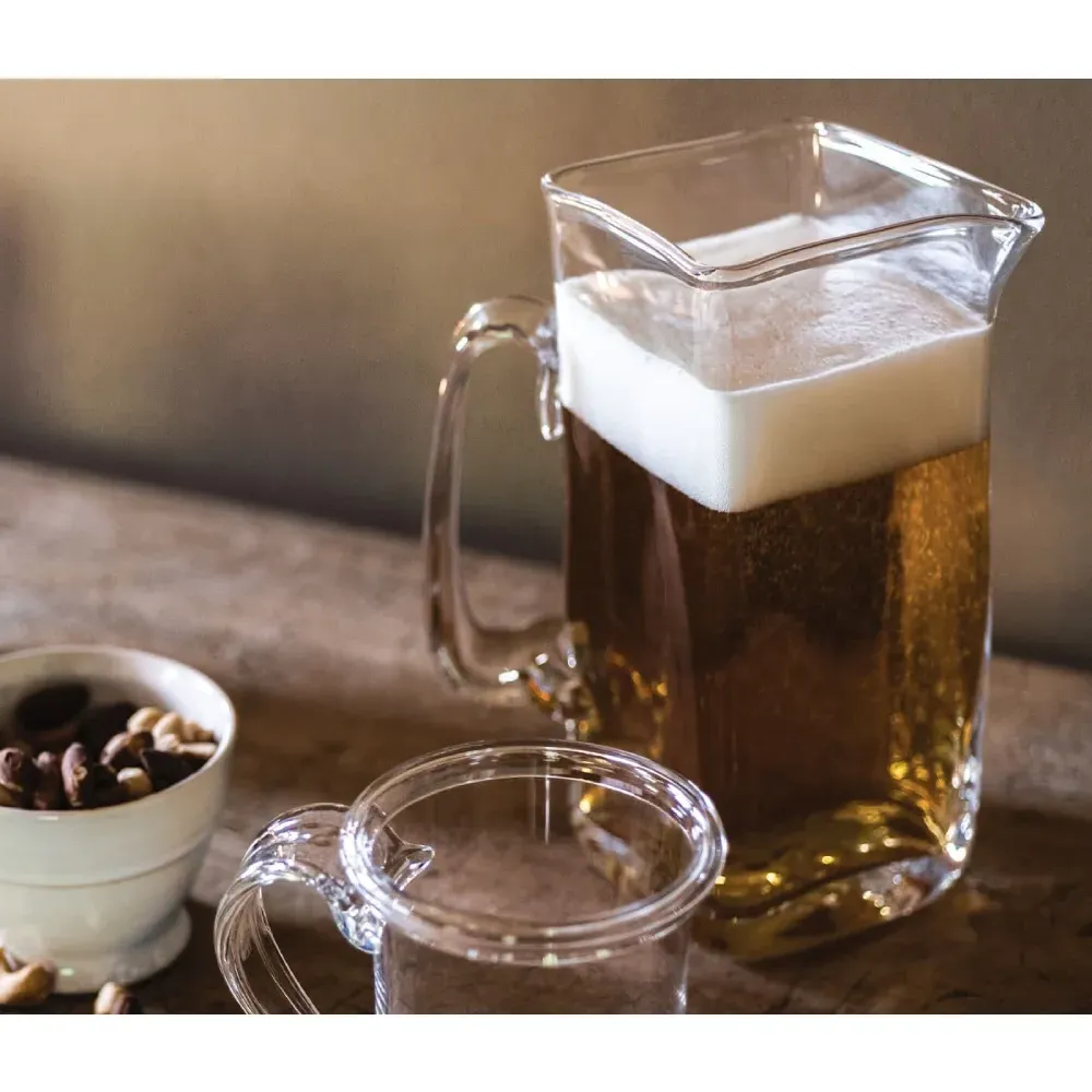 Woodbury Large Glass Pitcher - Clear