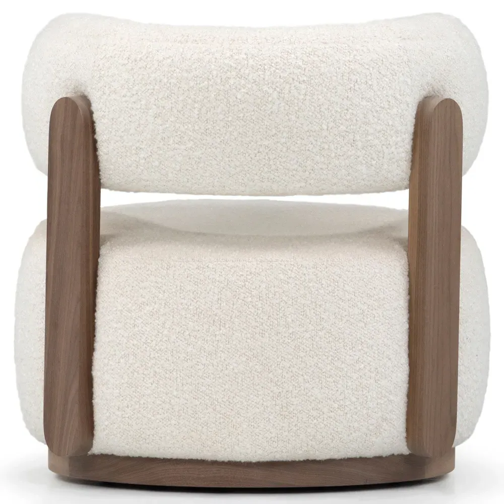 Gaston Swivel Chair - Bisque
