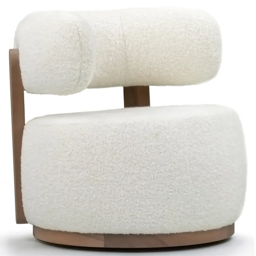 Gaston Swivel Chair - Healey Flax