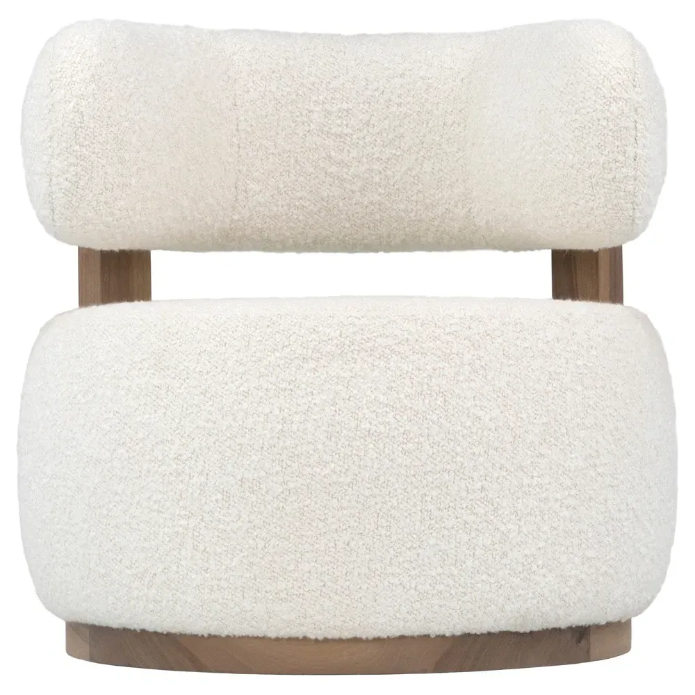 Gaston Swivel Chair - Parchment