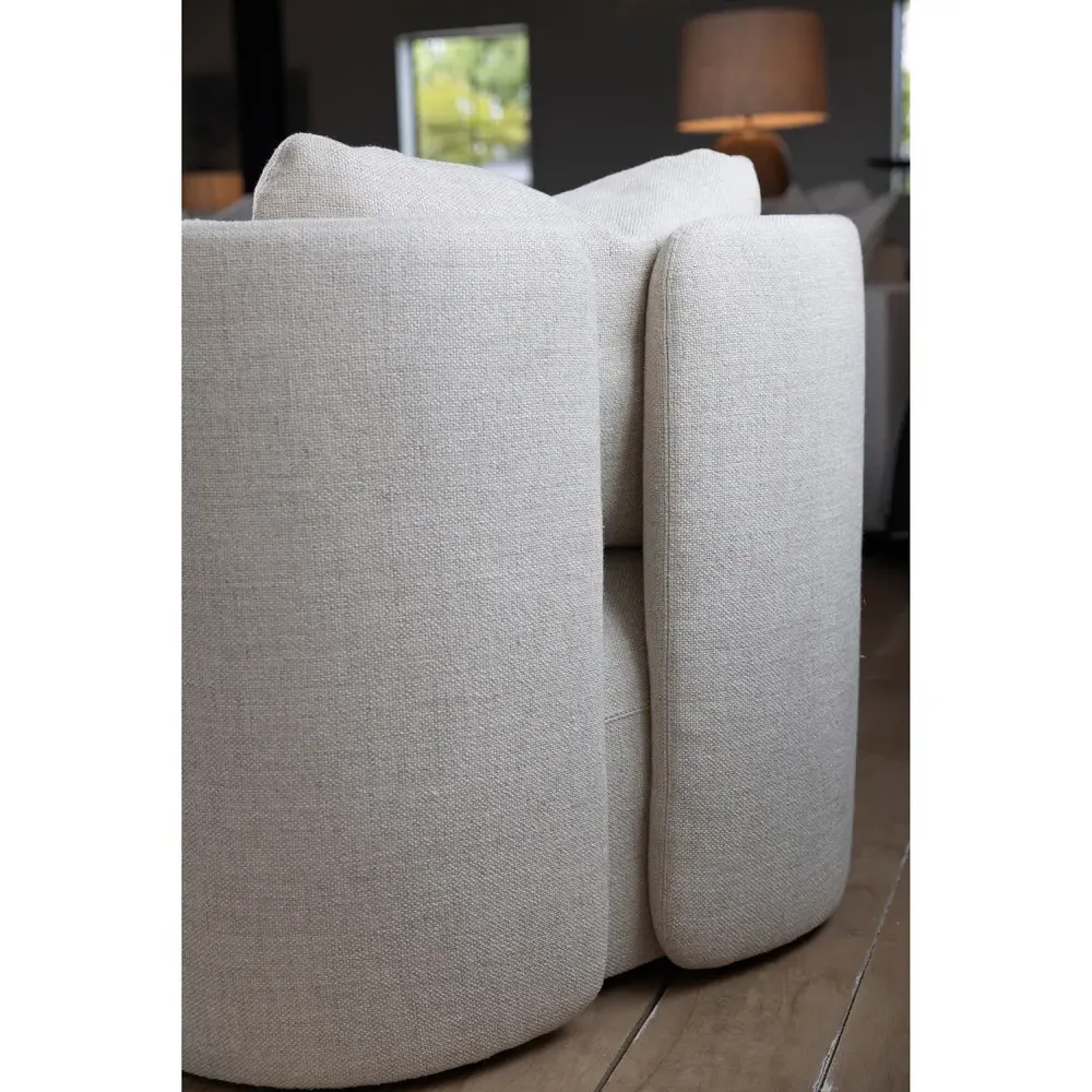 Hudson Swivel Club Chair - Bisque