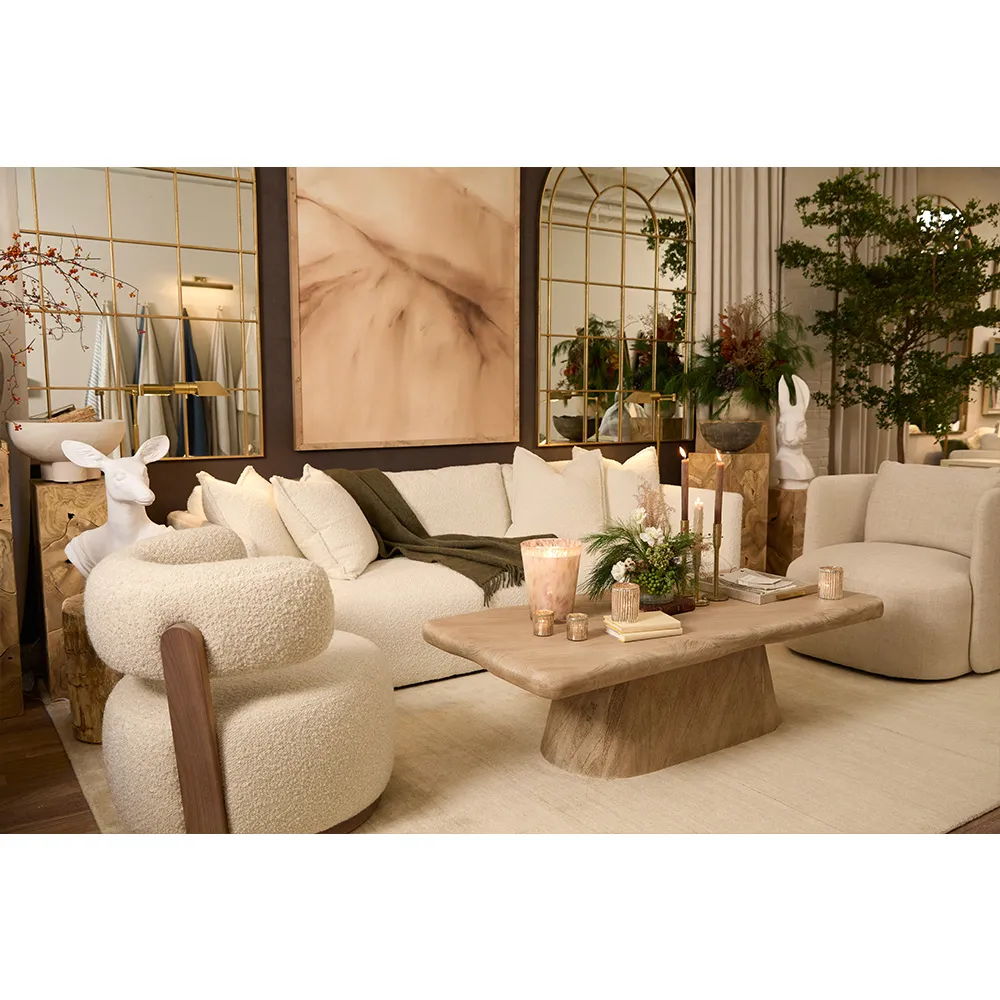 Hudson Swivel Club Chair - Bisque