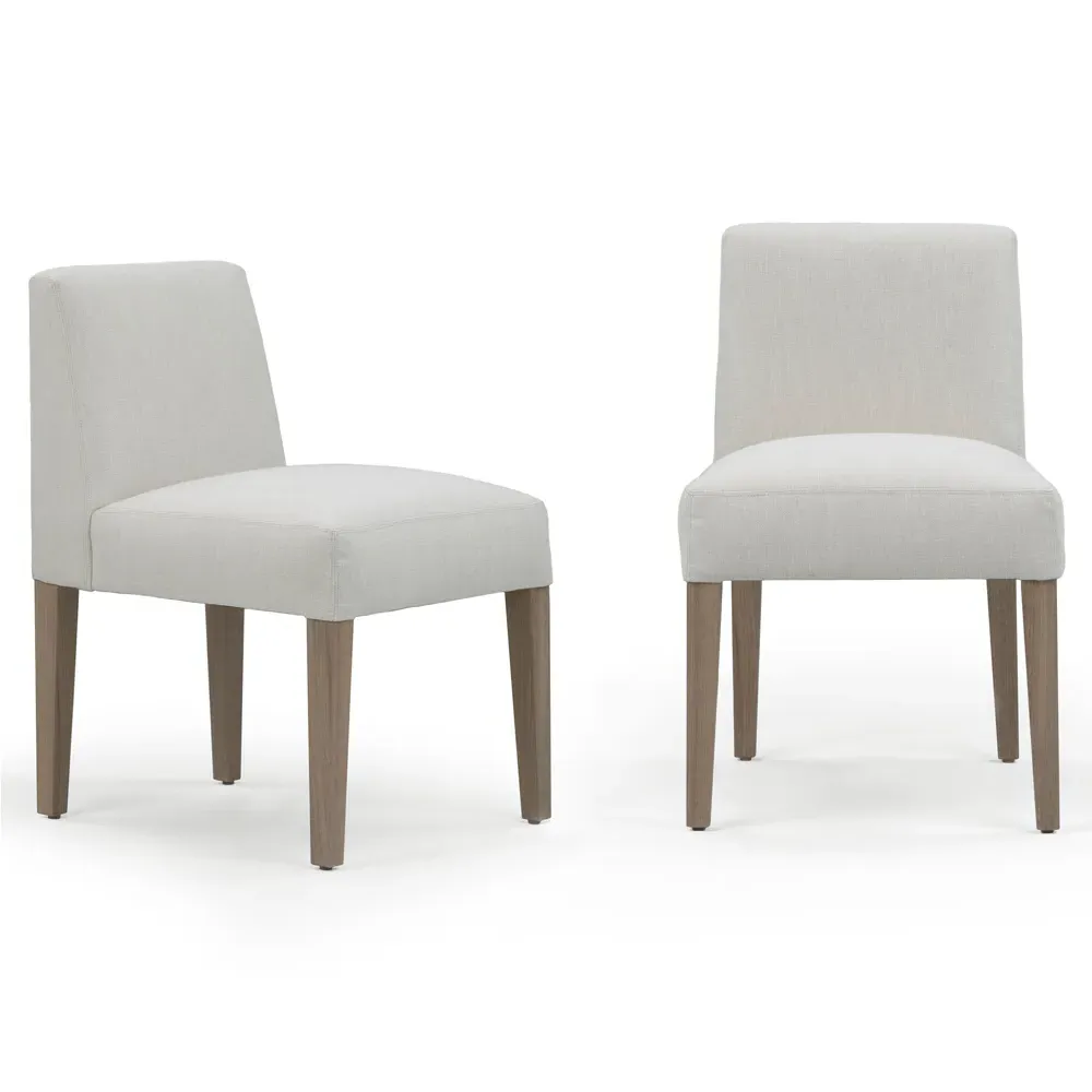 Thibaut Dining Side Chair - White, Walnut