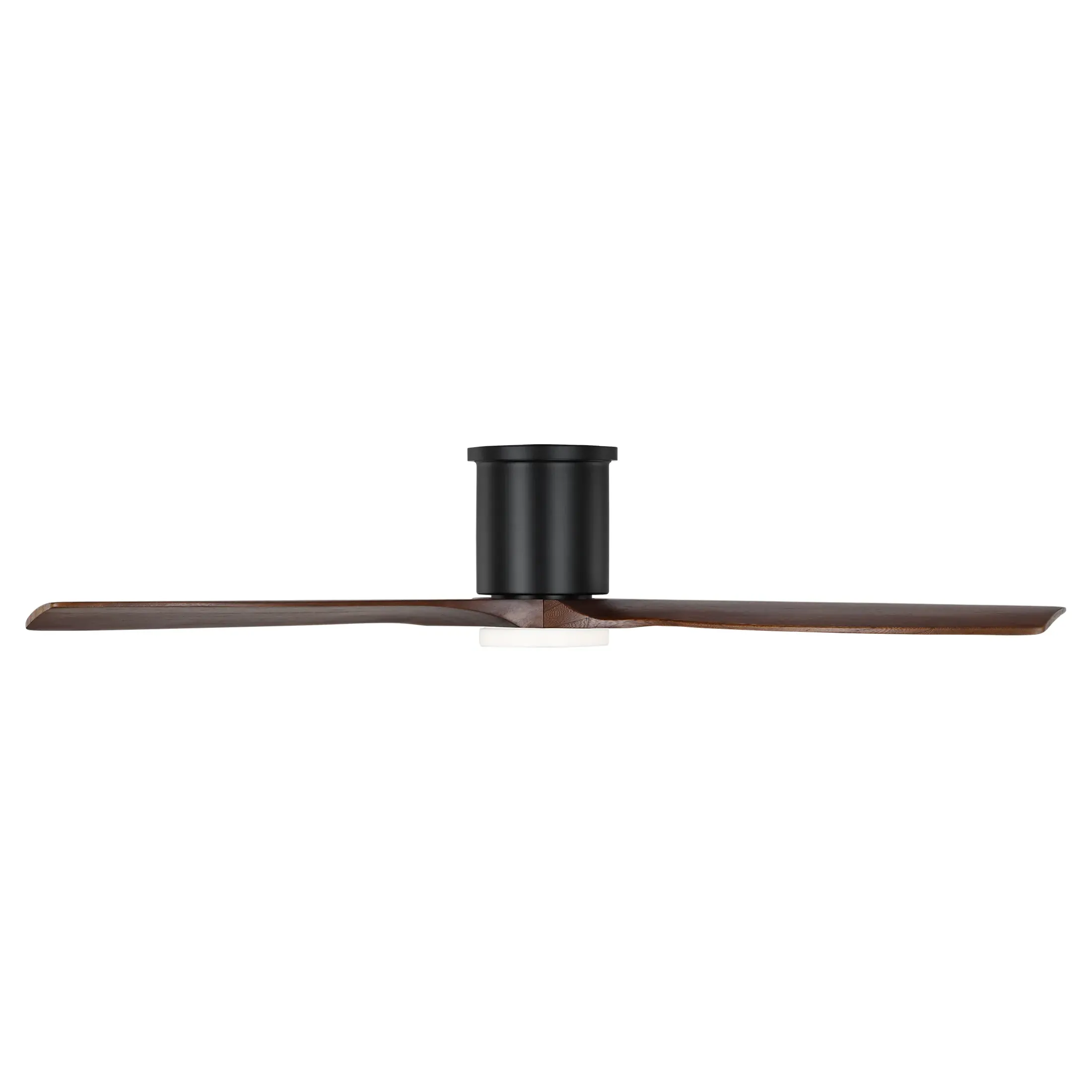 Collins 52-Inch Smart Hugger LED Ceiling Fan - Black Steel