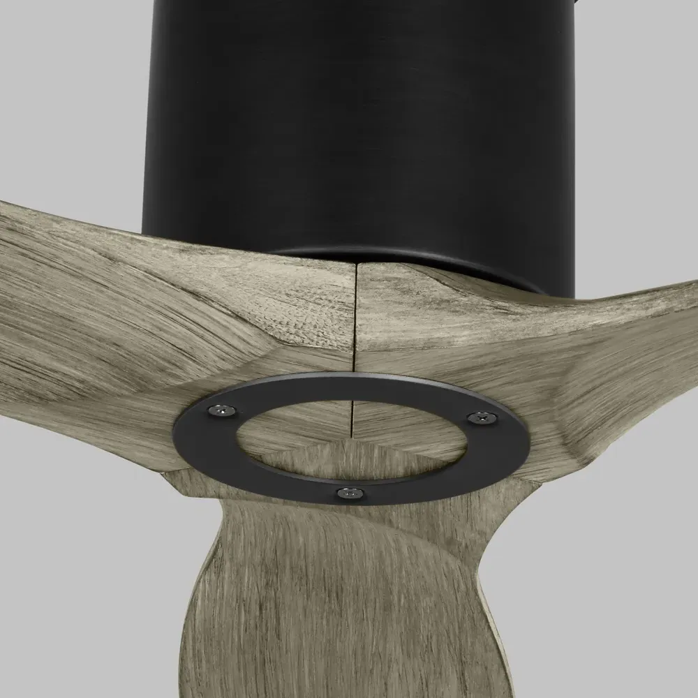 Collins 52" Smart Hugger Ceiling Fan - Aged Pewter, Steel