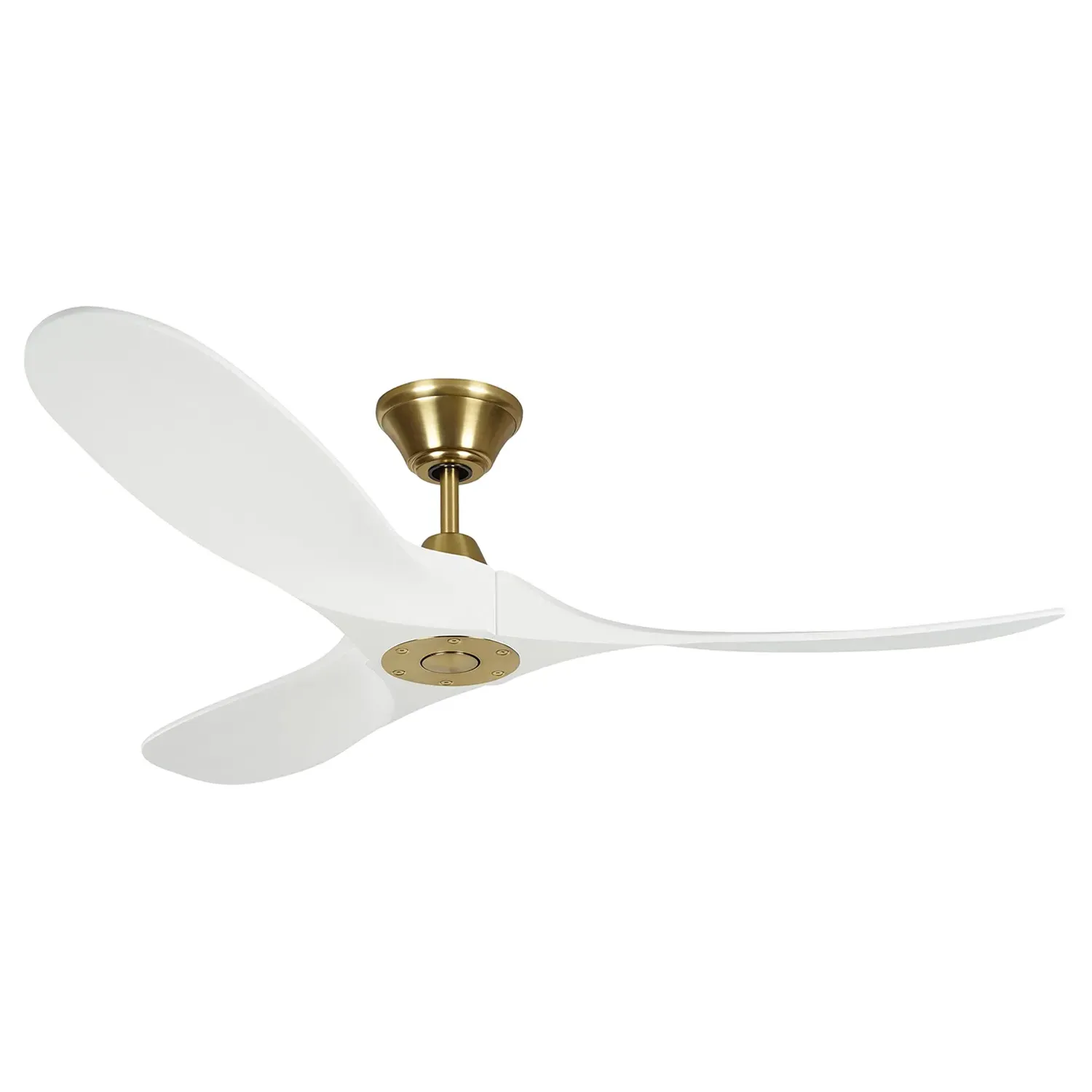 Maverick 52-Inch Ceiling Fan - Burnished Brass, Steel image