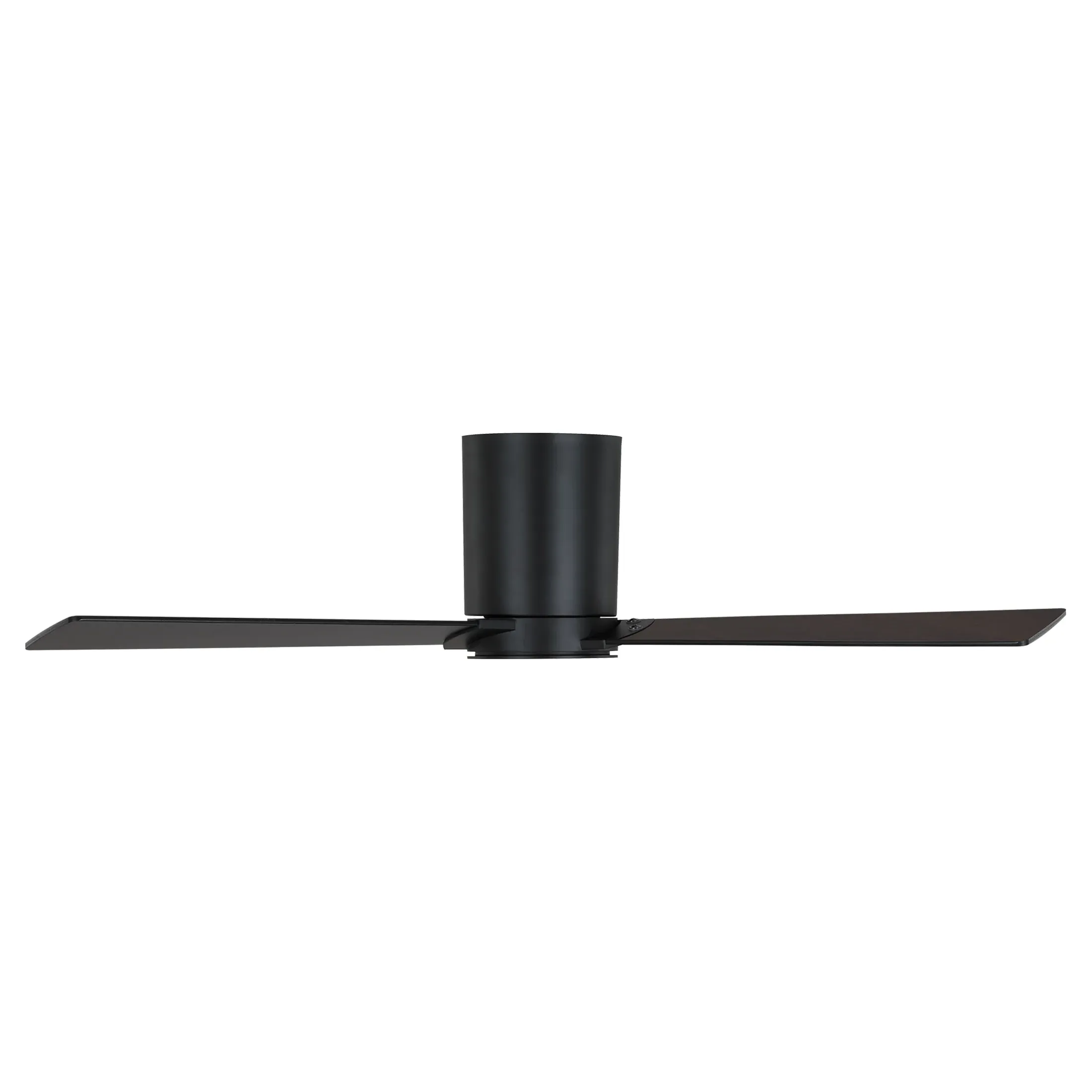 Rozzen 44" Hugger Ceiling Fan with Reversible Blades - Black