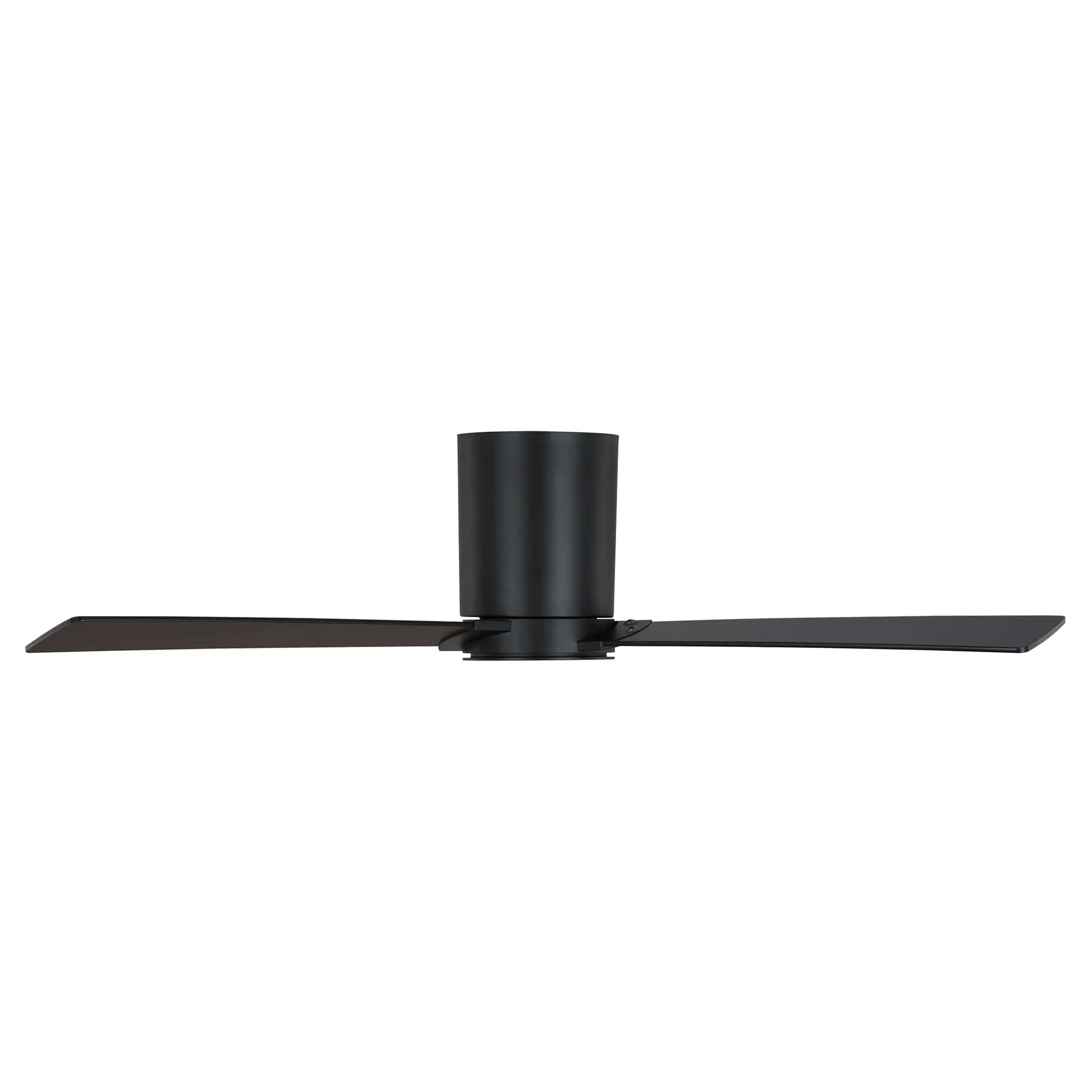Rozzen 44" Hugger Ceiling Fan with Reversible Blades - Black
