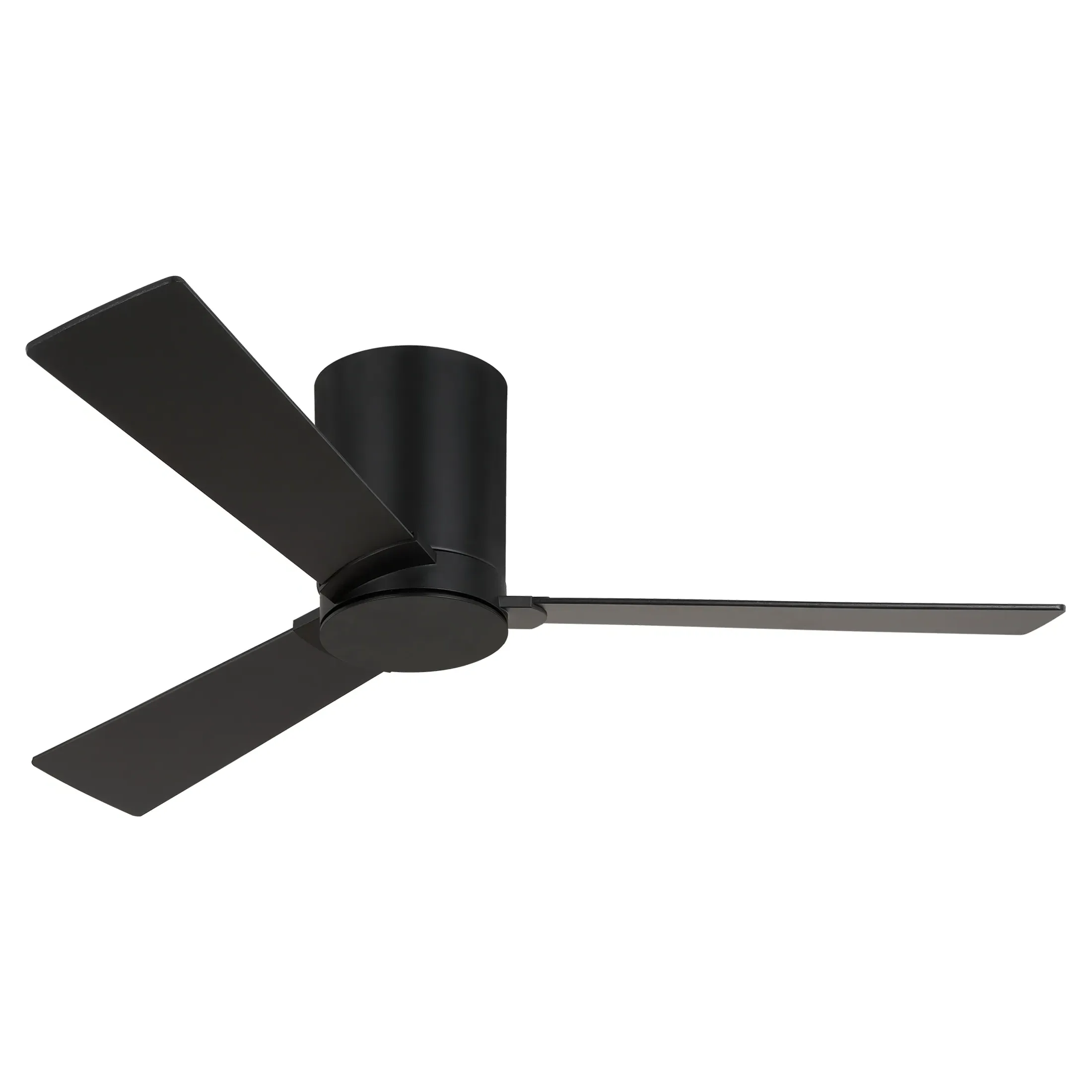 Rozzen 44" Hugger Ceiling Fan with Reversible Blades - Black