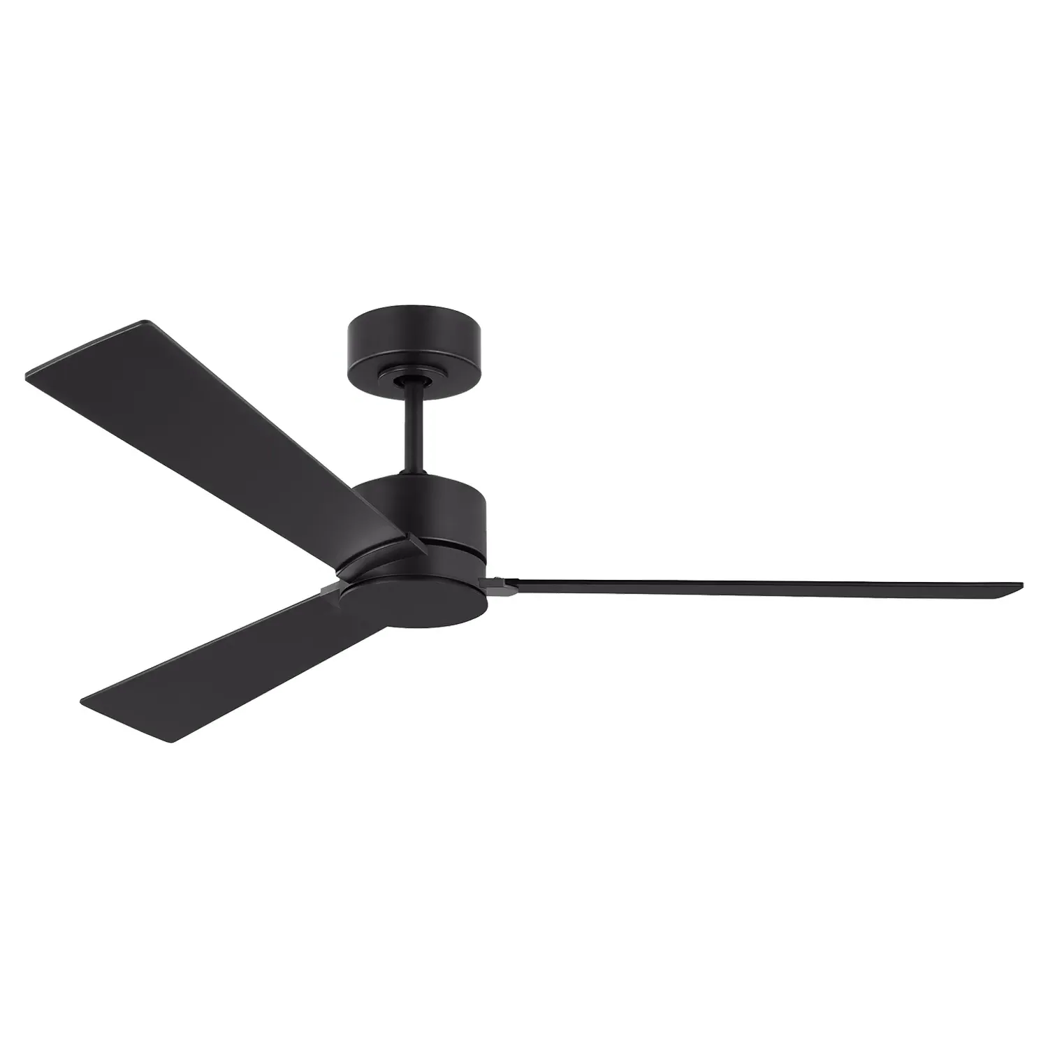 Rozzen 52" Ceiling Fan with Reversible Blades - Midnight Black