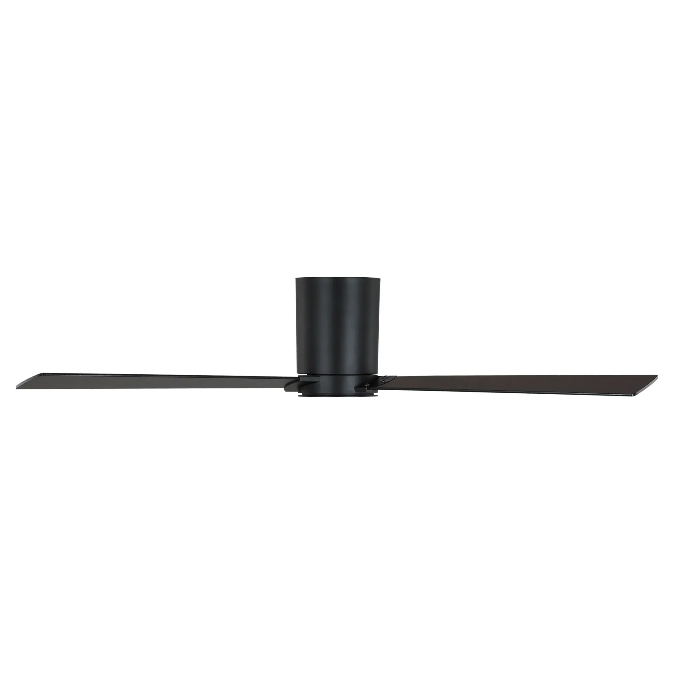 Rozzen 52" Hugger Ceiling Fan with Reversible Blades - Black