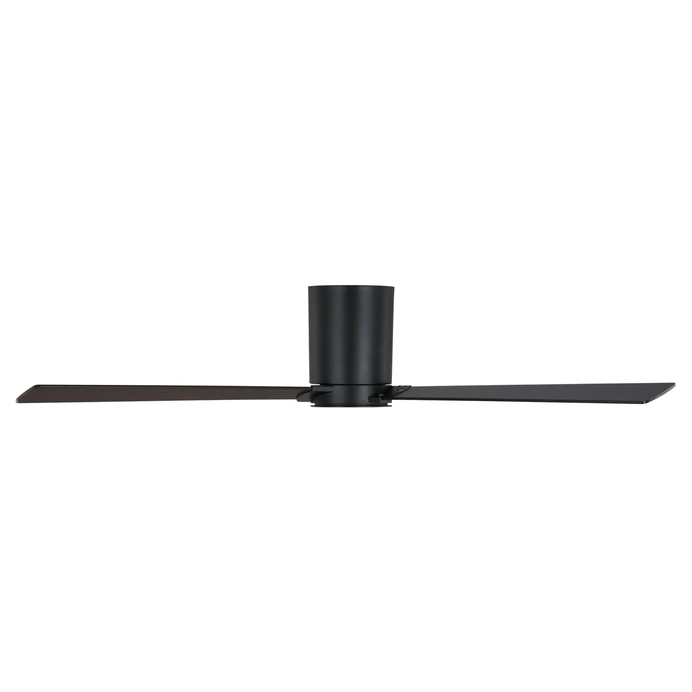 Rozzen 52" Hugger Ceiling Fan with Reversible Blades - Black