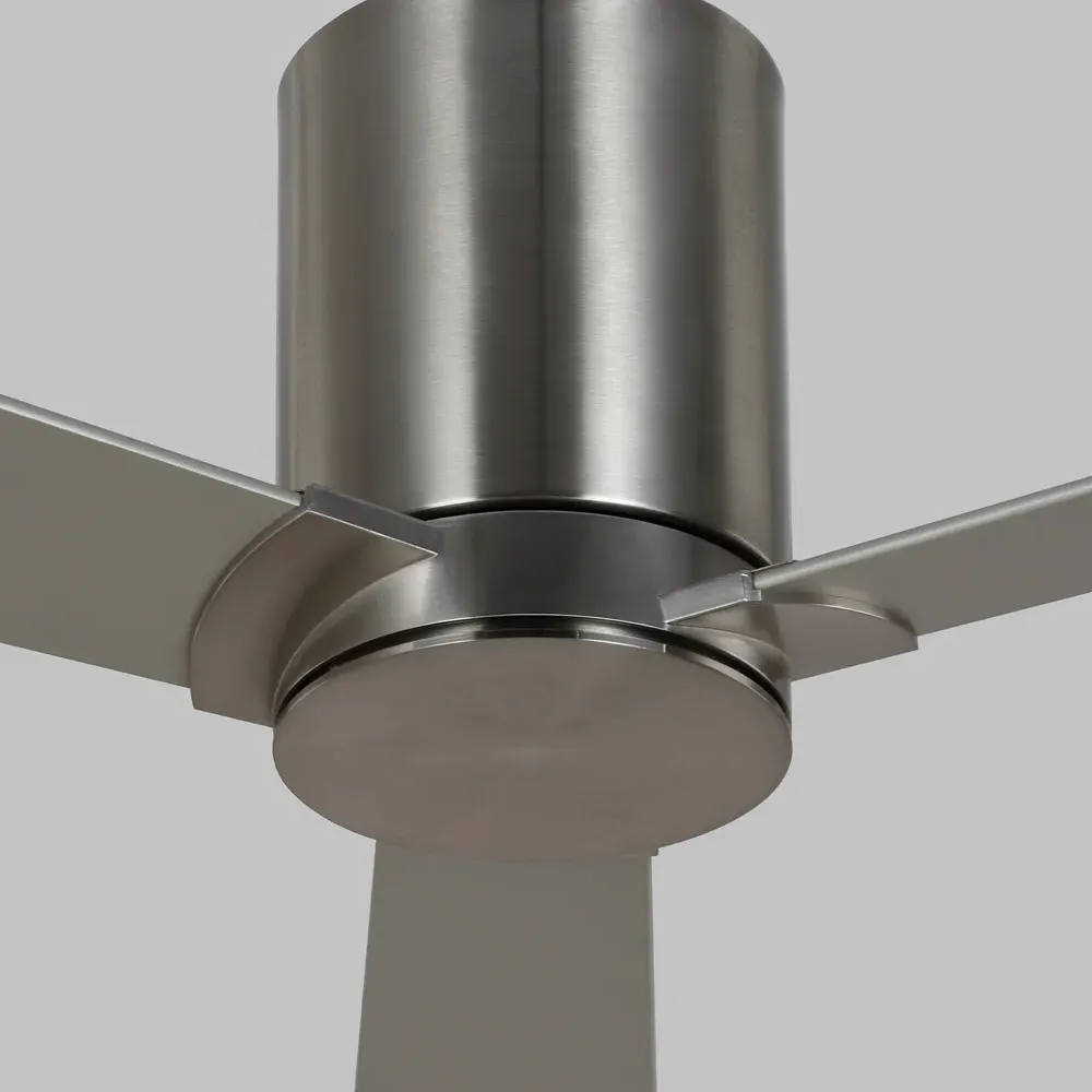 Rozzen 52" Hugger Ceiling Fan with Reversible Blades - Steel