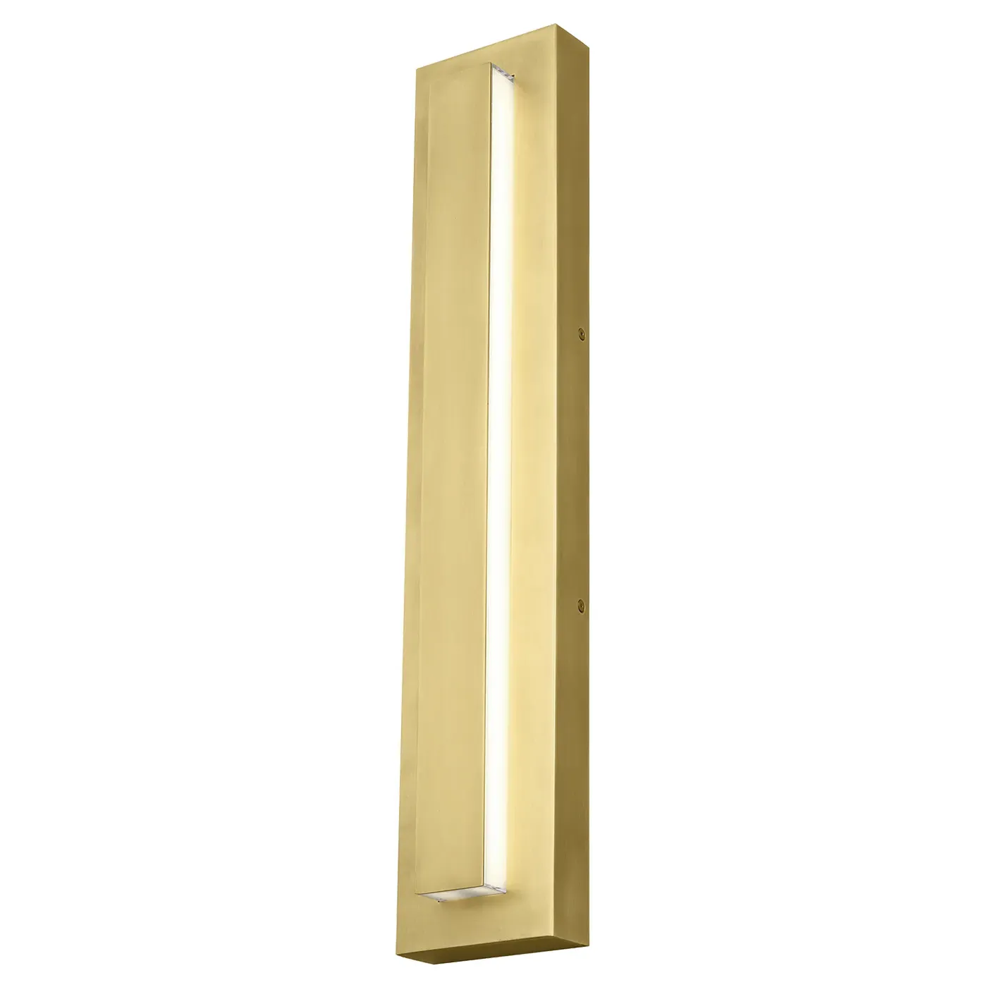 Aspen 26-Inch Outdoor Sconce - Natural Brass, Aluminum