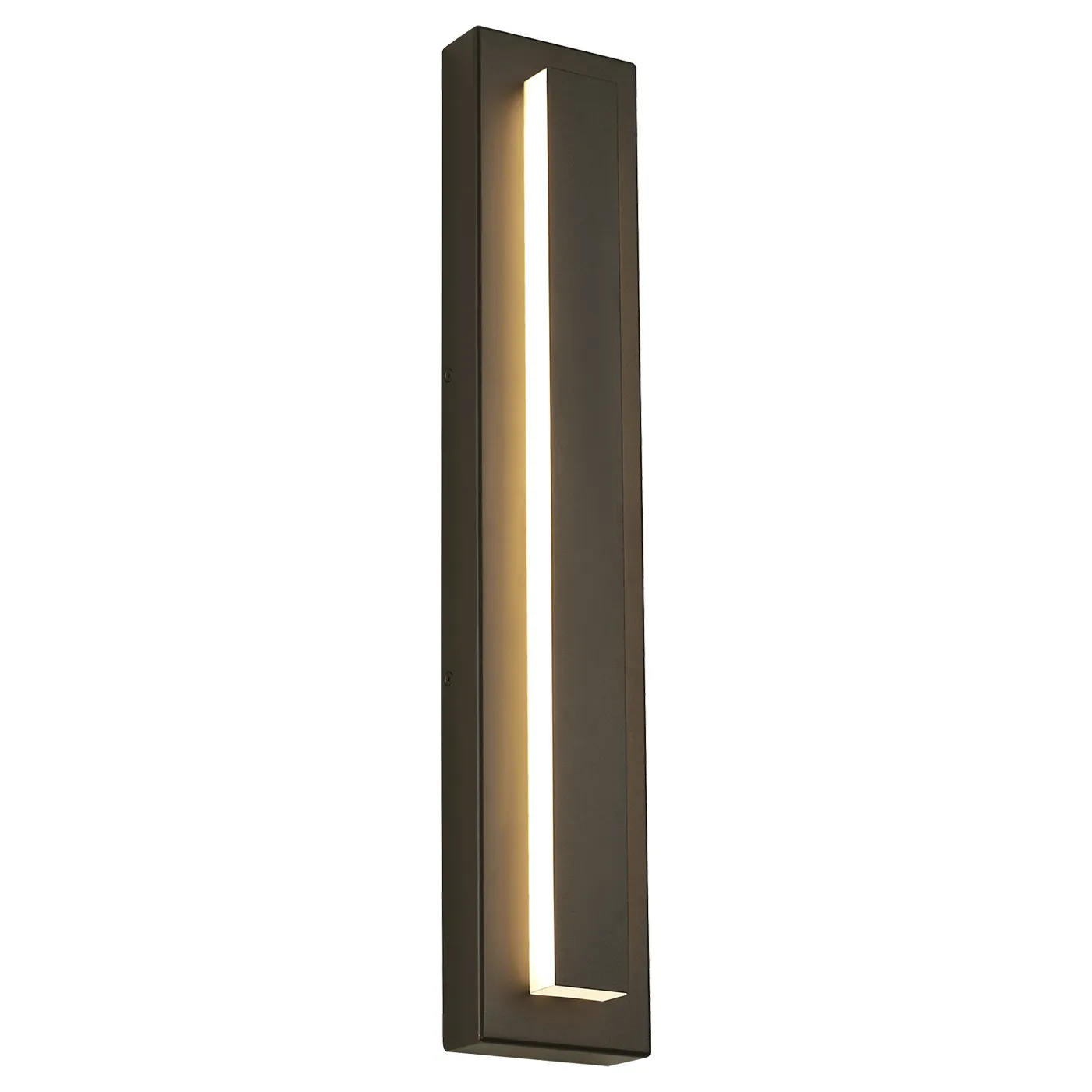 Aspen 26-Inch Outdoor Sconce with Surge Protection - Bronze
