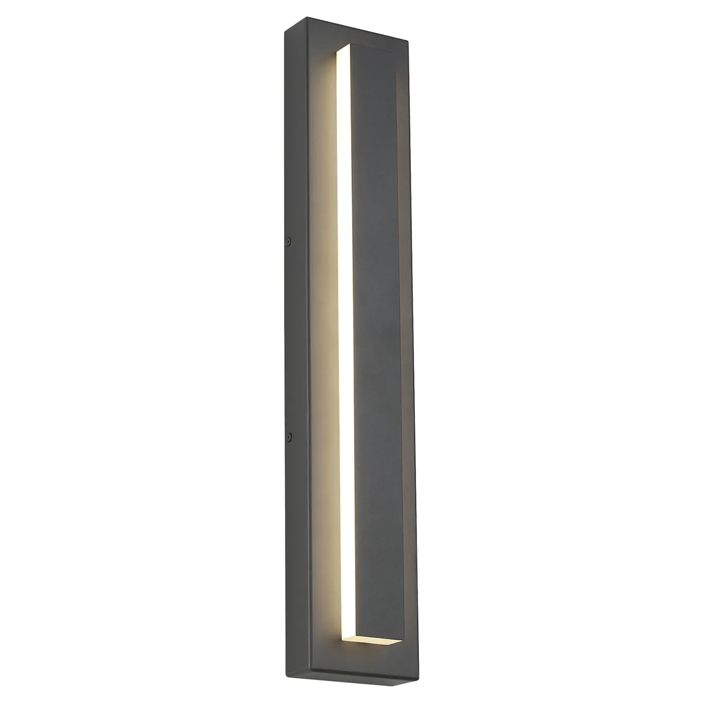 Aspen 26-Inch Outdoor Sconce with Surge Protection - Charcoal