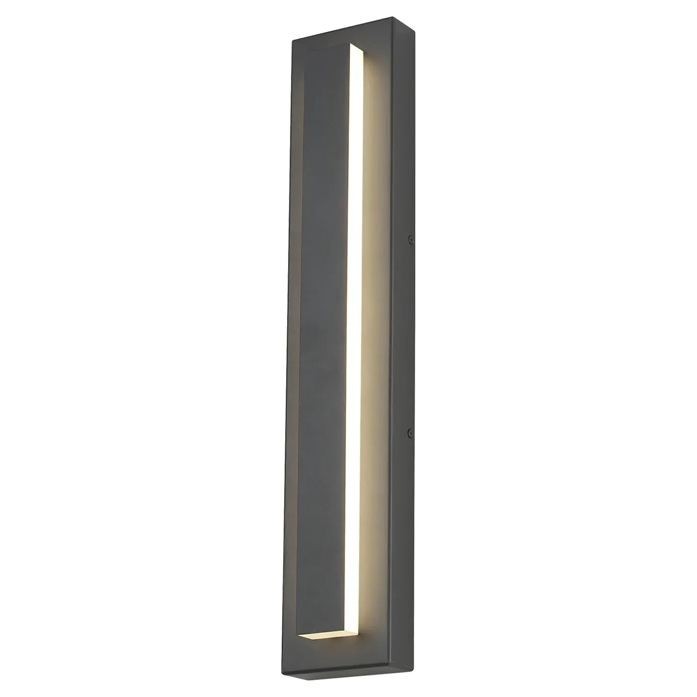 Aspen 26-Inch Outdoor Sconce with Surge Protection - Charcoal