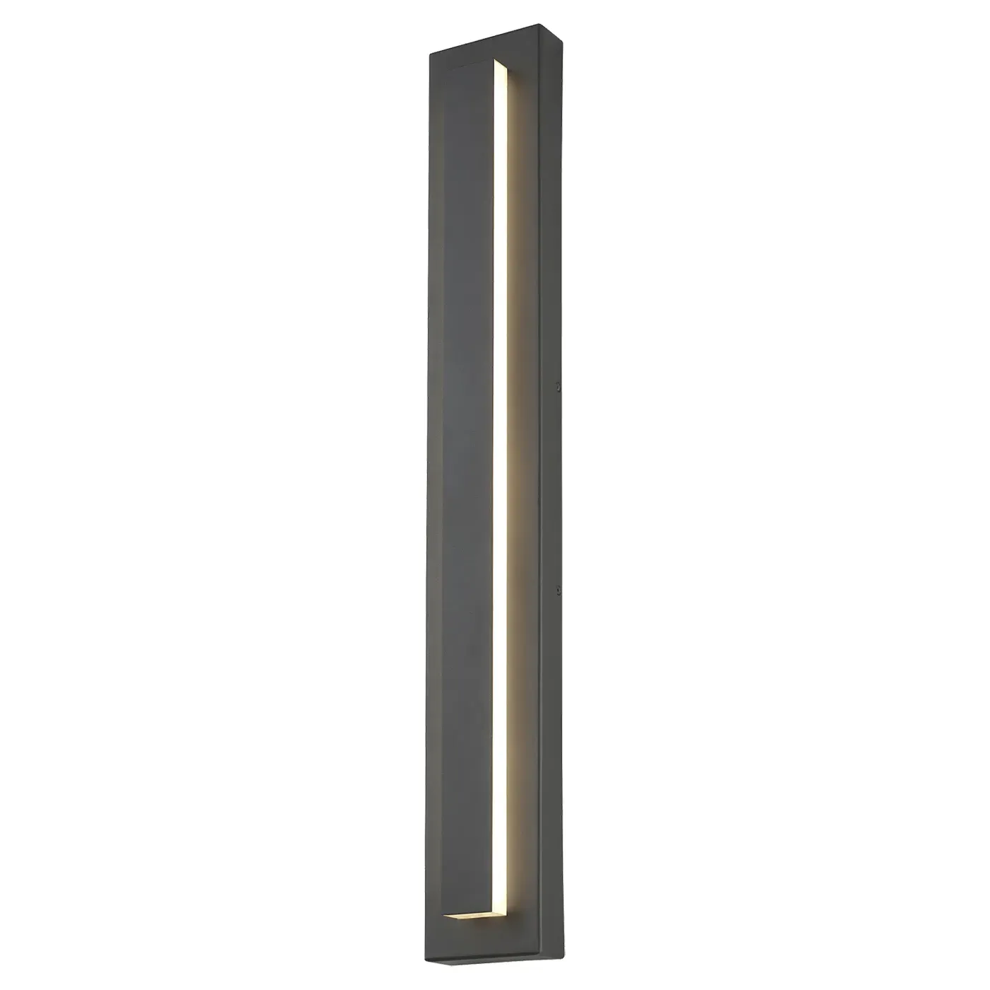 Aspen 36-Inch Outdoor Sconce - Charcoal, Aluminum