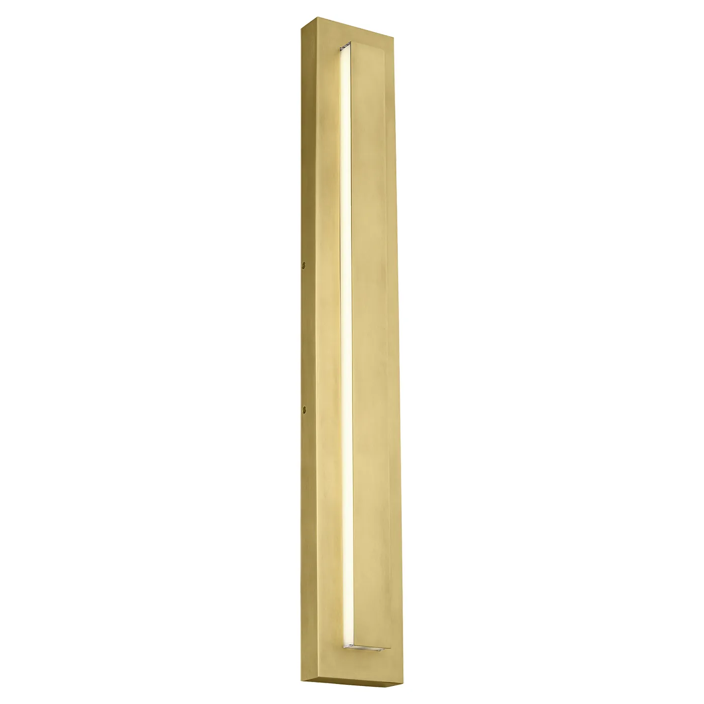 Aspen 36-Inch Outdoor Sconce - Natural Brass, Aluminum