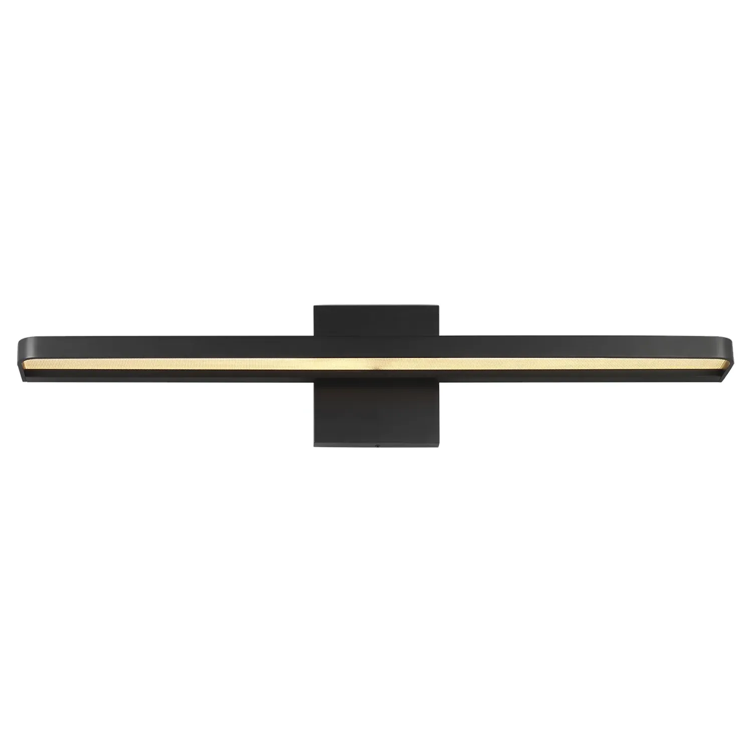 Banda 24" Bath Sconce - Matte Black, Aluminum