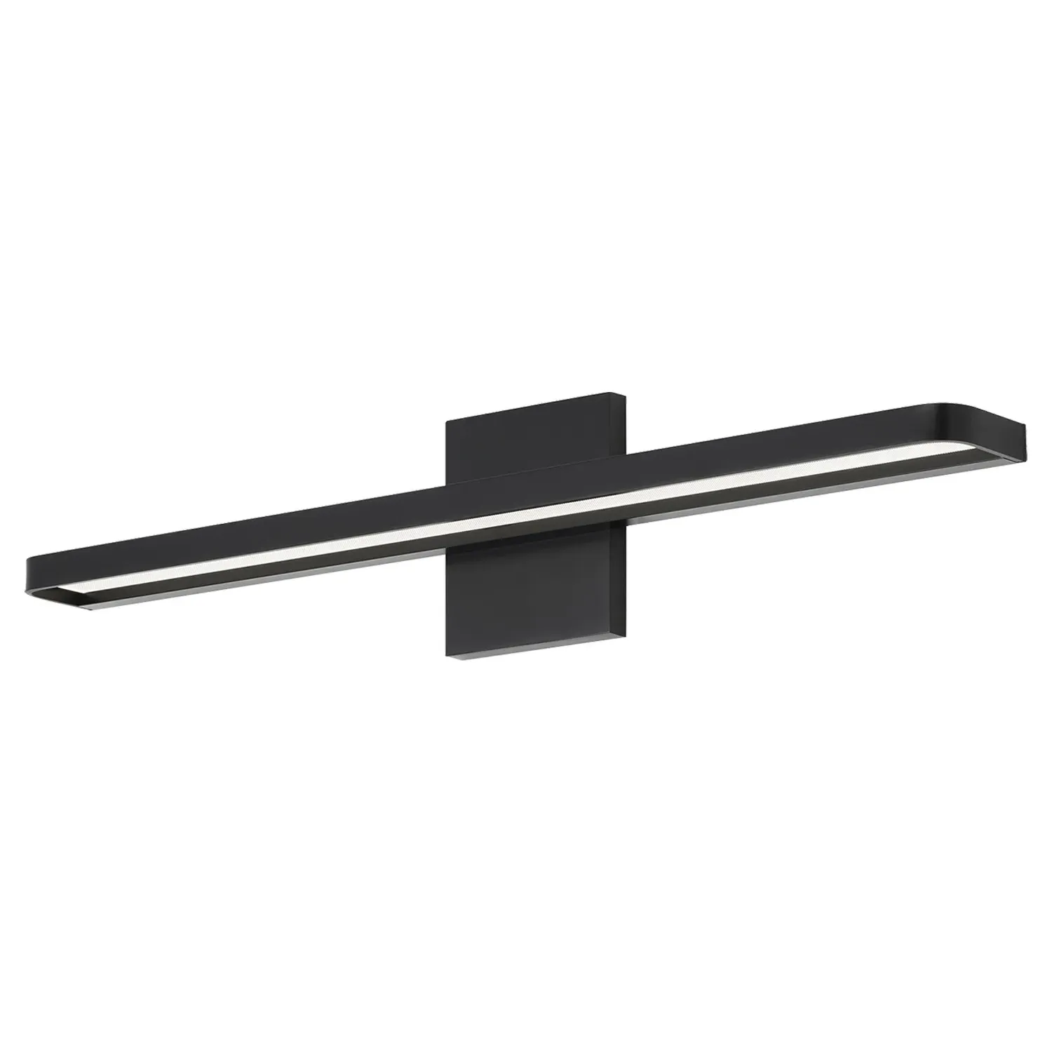Banda 24" Bath Sconce - Matte Black, Aluminum image