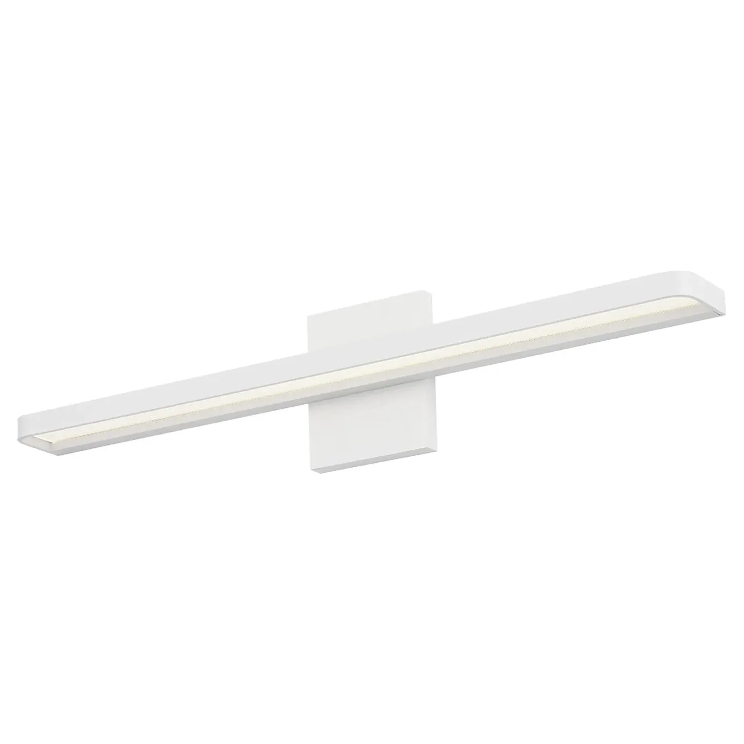 Banda 24 Bath Sconce - Matte White, Aluminum