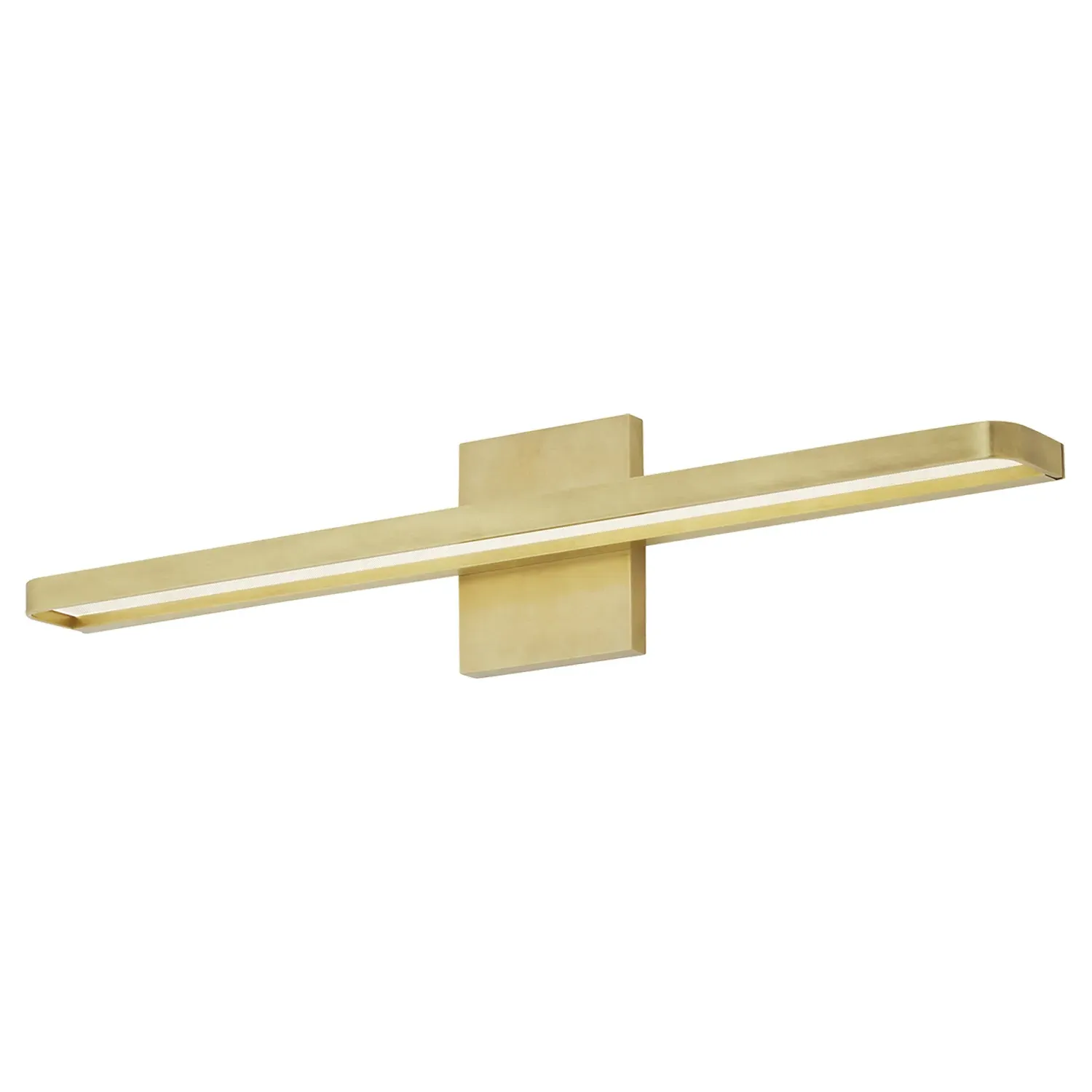 Banda 24" Bath Sconce - Natural Brass, Aluminum