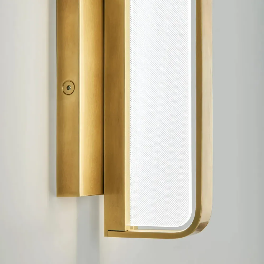 Banda Bath Sconce - Natural Brass, Aluminum