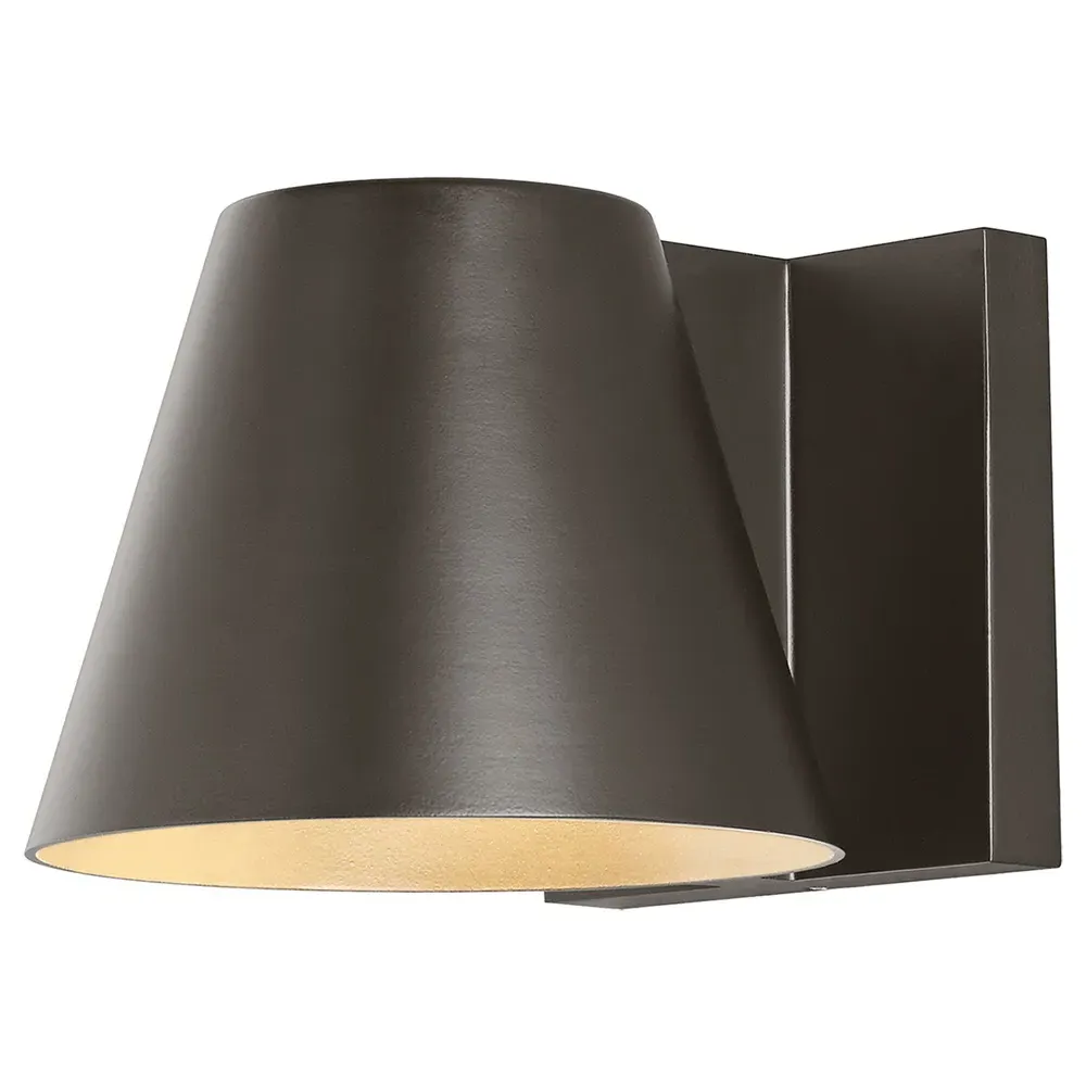 Bowman 4" LED 2700K Outdoor Sconce - Bronze, Aluminum image