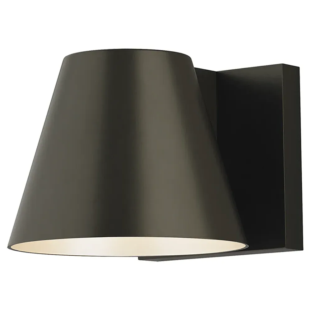 Bowman 6" LED 2700K Outdoor Sconce - Bronze, Aluminum