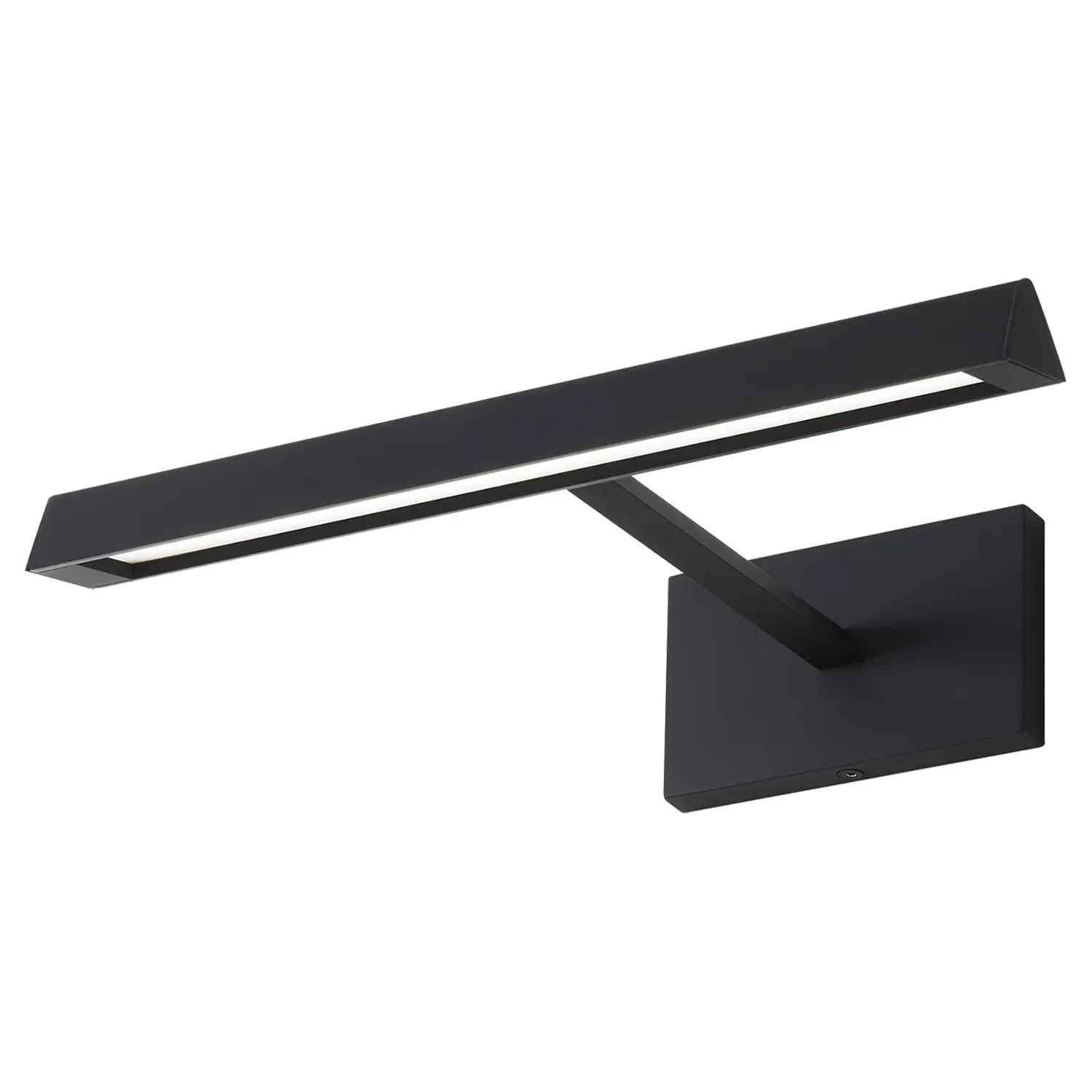 Dessau 12-Inch Picture Light Sconce - Nightshade Black, Aluminum
