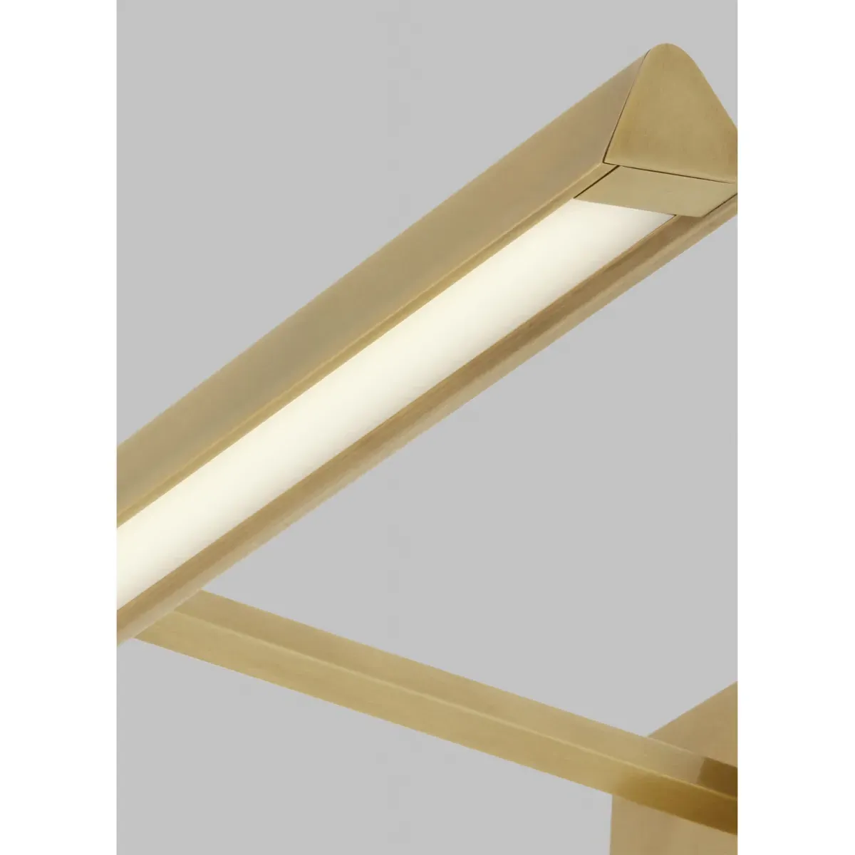Dessau 18-Inch Picture Light Sconce - Natural Brass, Aluminum