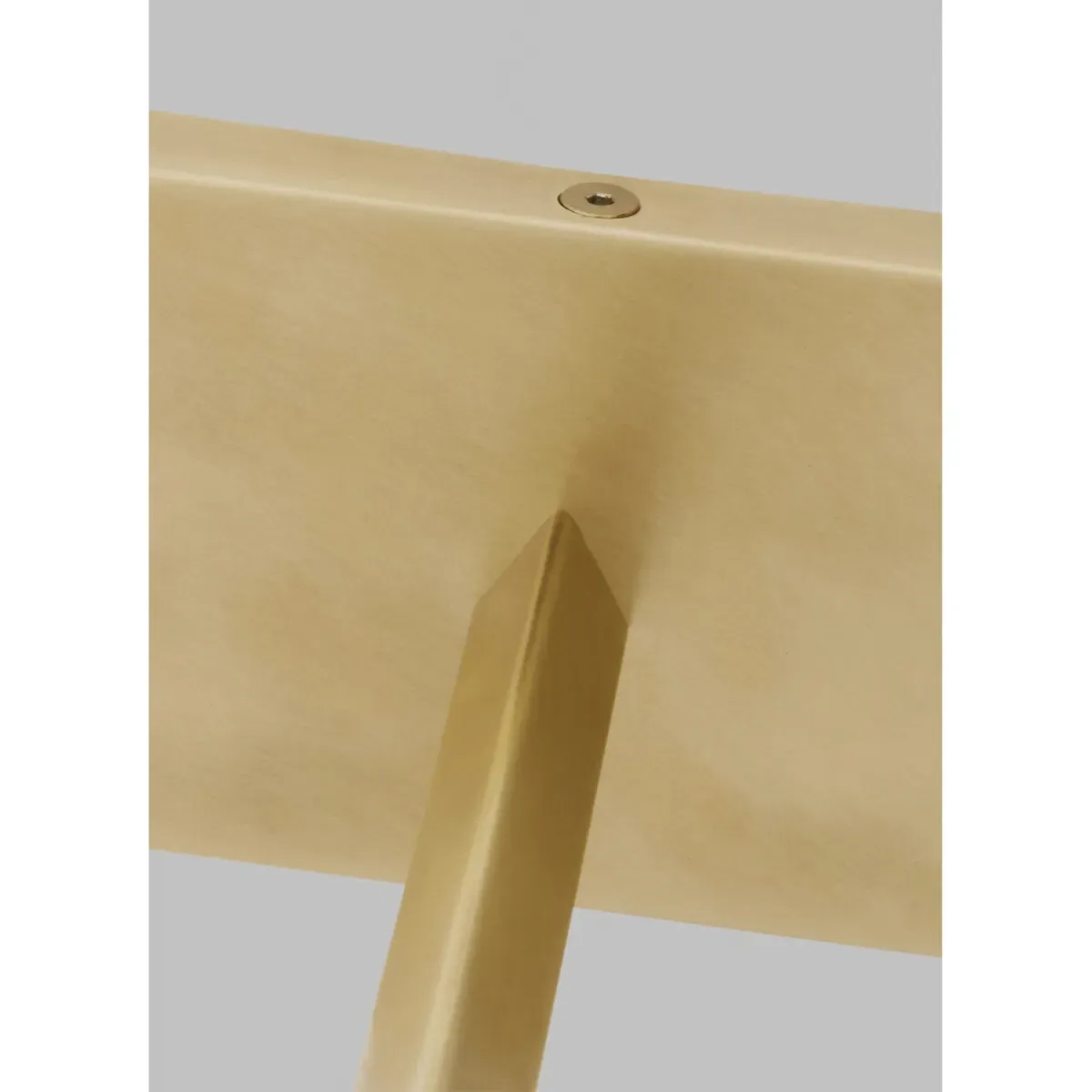 Dessau 18-Inch Picture Light Sconce - Natural Brass, Aluminum