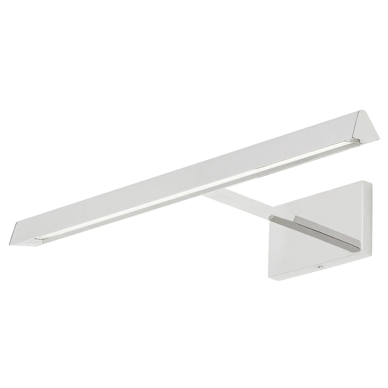 Dessau 18-Inch Picture Light Sconce - Polished Nickel, Aluminum