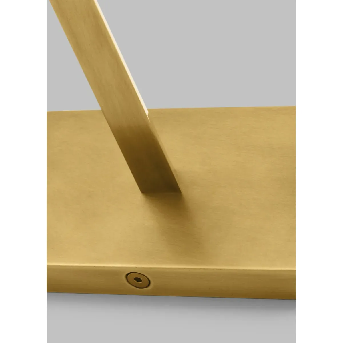 Dessau 8-Inch Picture Light Sconce - Natural Brass, Aluminum