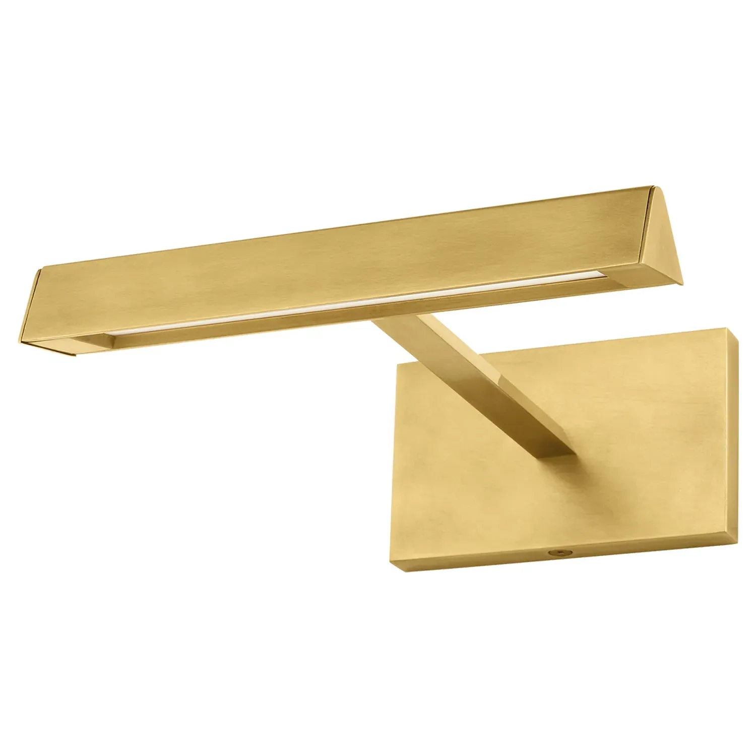 Dessau 8-Inch Picture Light Sconce - Natural Brass, Aluminum image