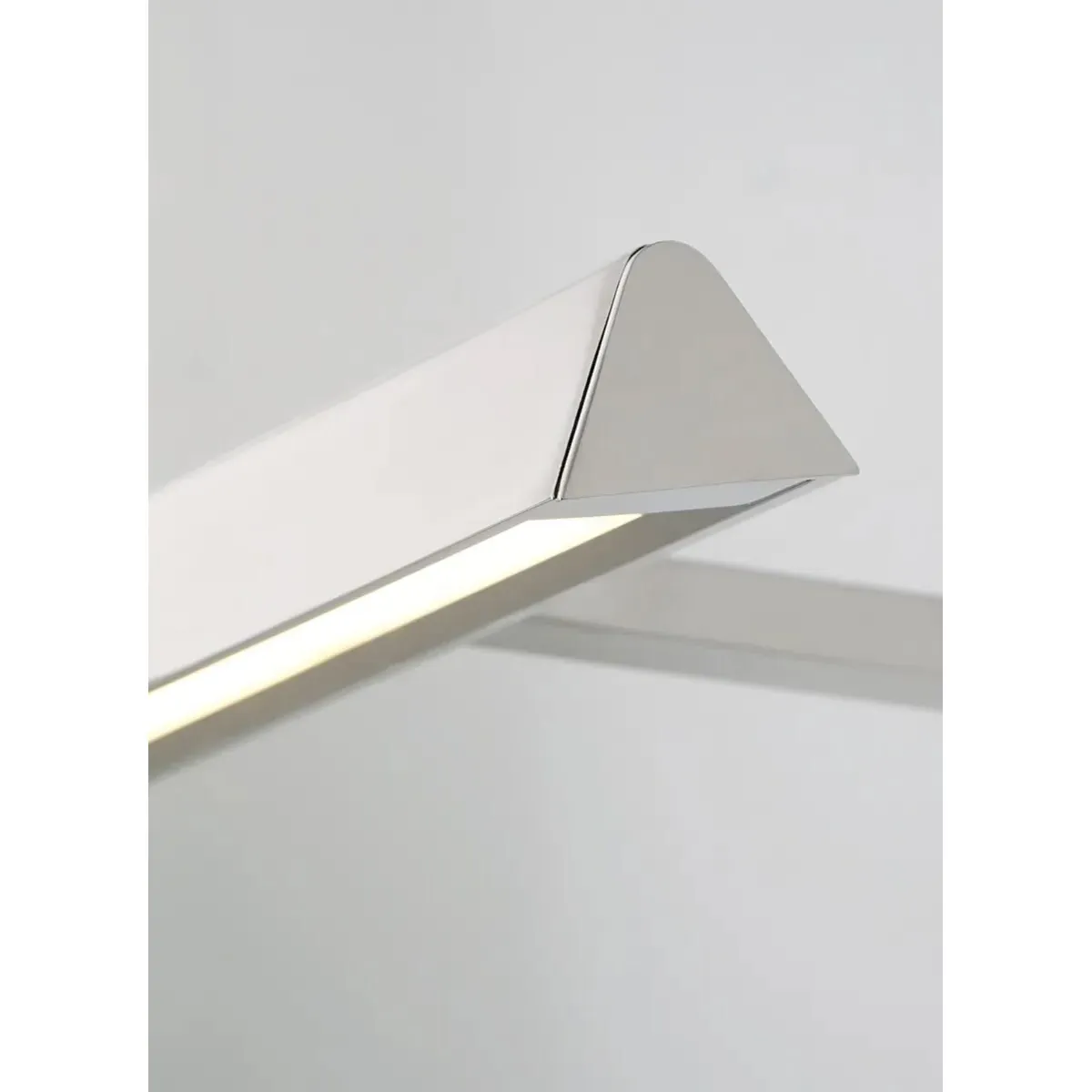 Dessau 8-Inch Picture Light Sconce - Polished Nickel, Aluminum