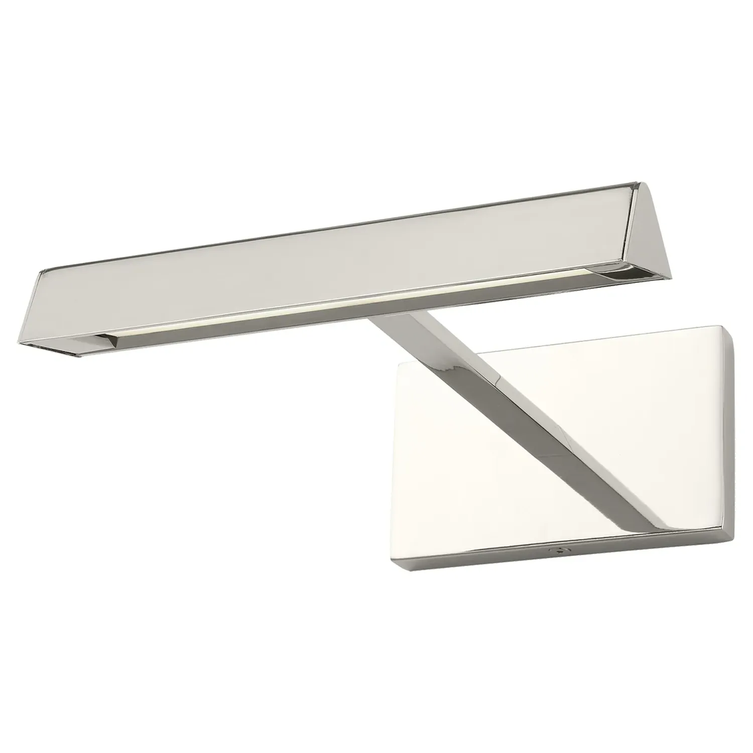 Dessau 8-Inch Picture Light Sconce - Polished Nickel, Aluminum image