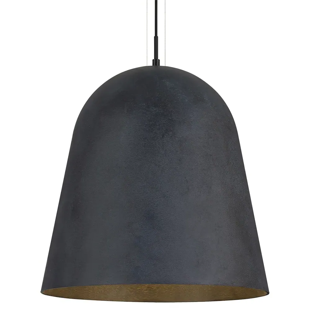 Fett Steel Pendant - Weathered Zinc image