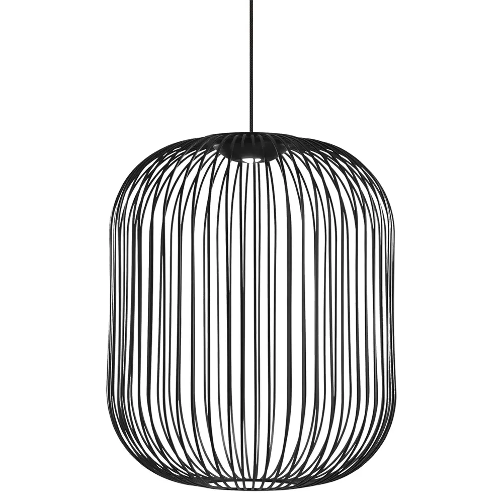 Kai Medium Pendant Light - Nightshade Black, Aluminum