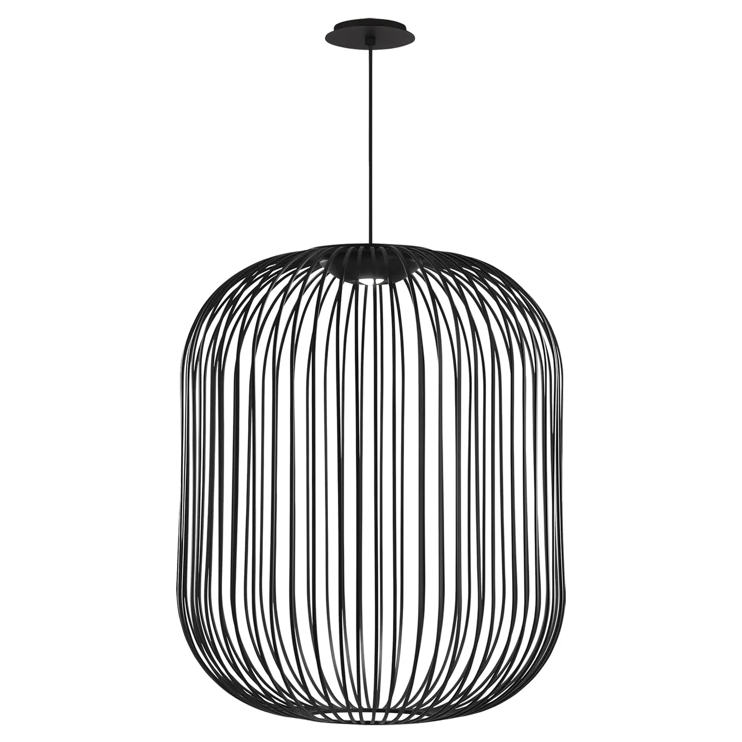 Kai Medium Pendant Light - Nightshade Black, Aluminum image