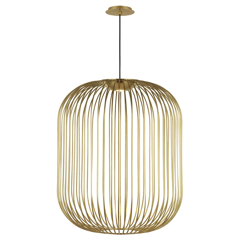 Kai Medium Pendant Light - Plated Brass, Aluminum image