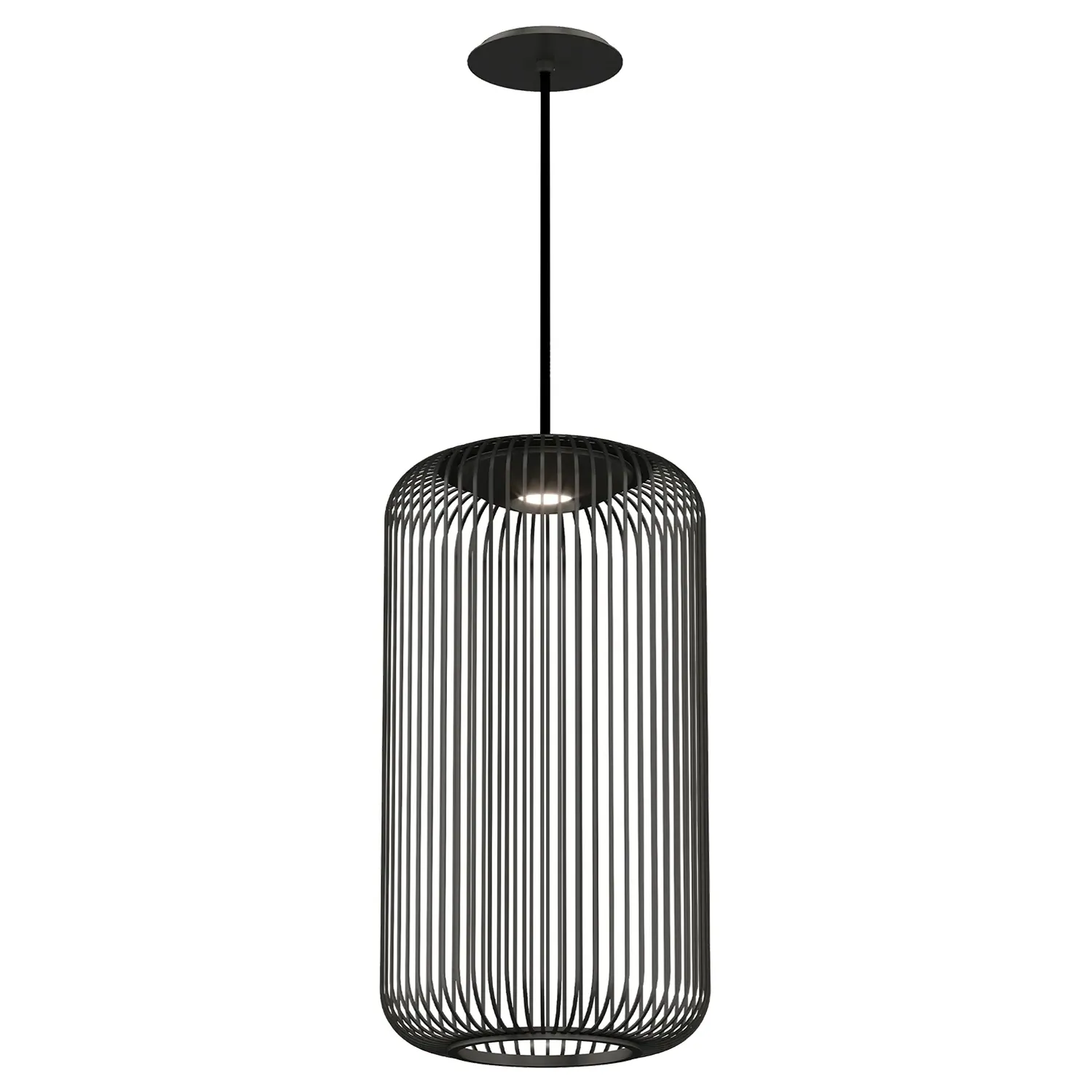 Kai Small Pendant Light - Nightshade Black, Aluminum