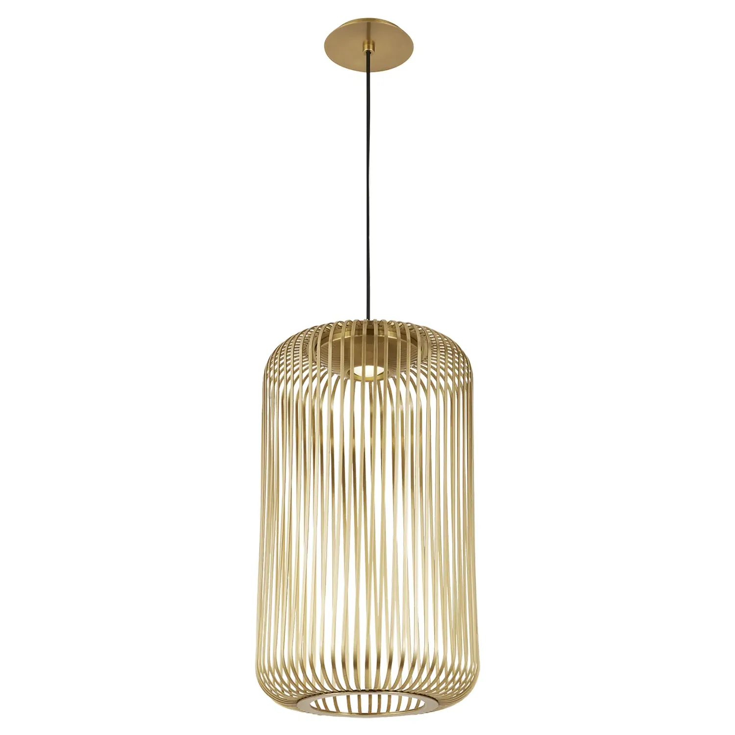 Kai Small Pendant Light - Plated Brass, Aluminum